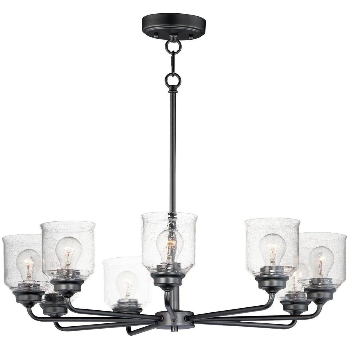 Maxim Lighting - Acadia Chandelier - 12268CDBK | Montreal Lighting & Hardware