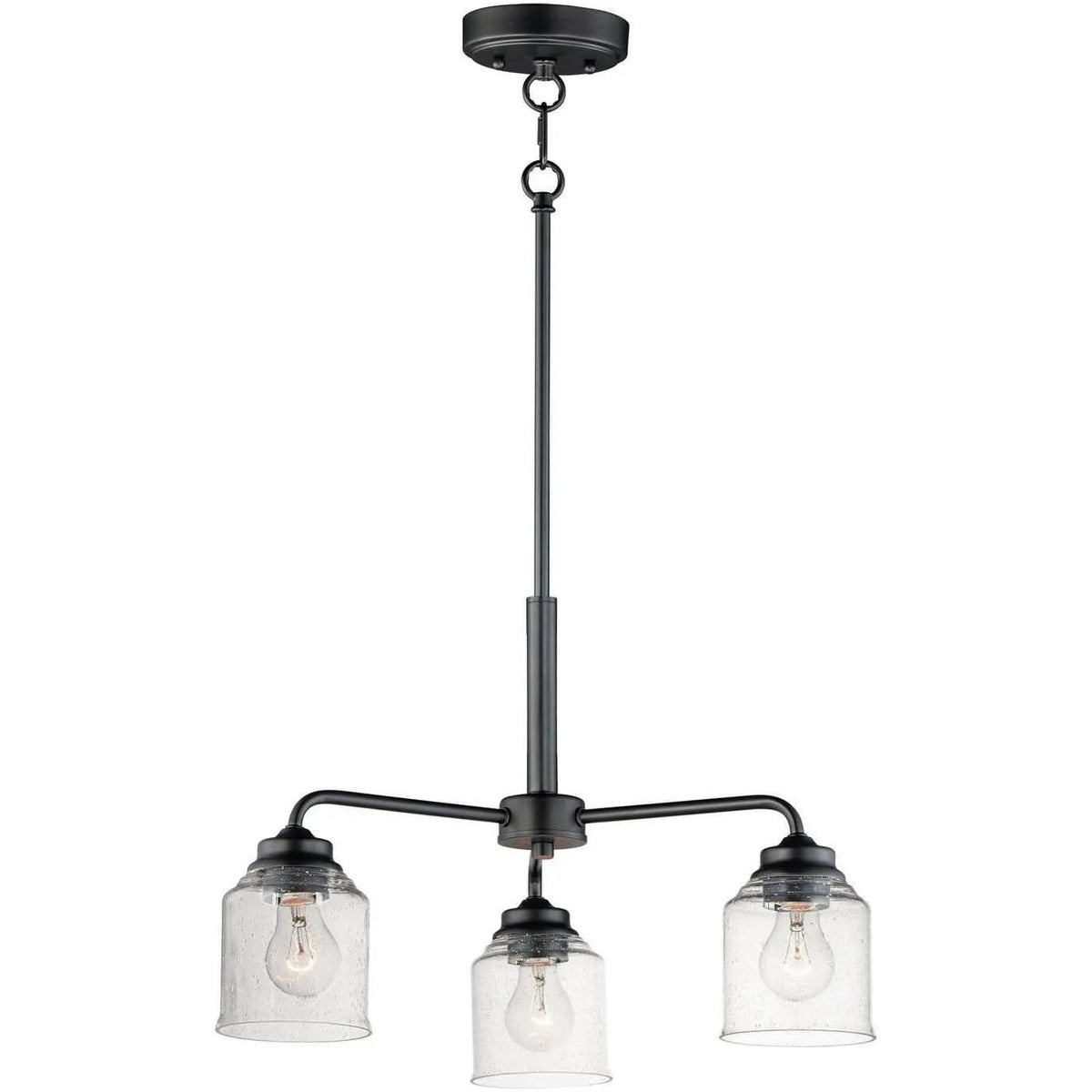 Maxim Lighting - Acadia Semi-Flush Mount/Chandelier - 12260CDBK | Montreal Lighting & Hardware