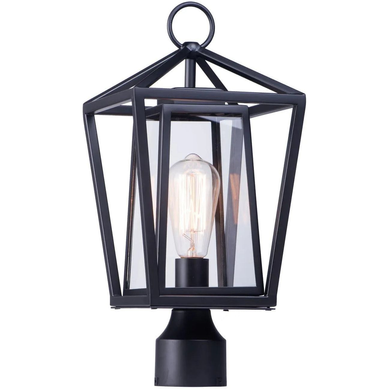 Maxim Lighting - Artisan Outdoor Pole/Post Lantern - 3171CLBK | Montreal Lighting & Hardware