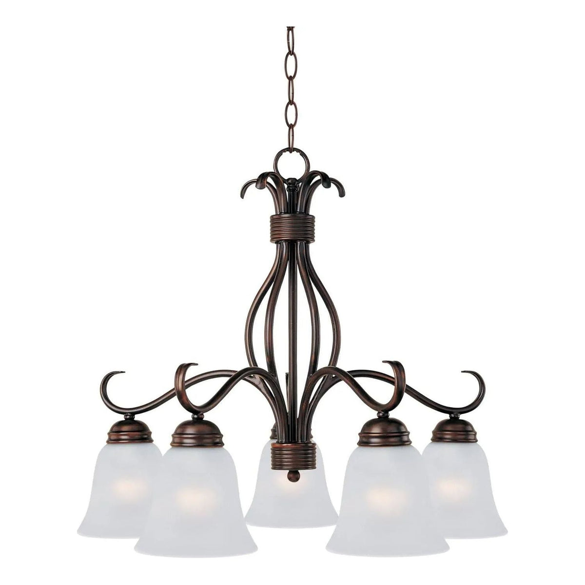 Maxim Lighting - Basix Chandelier - 10124FTOI | Montreal Lighting & Hardware