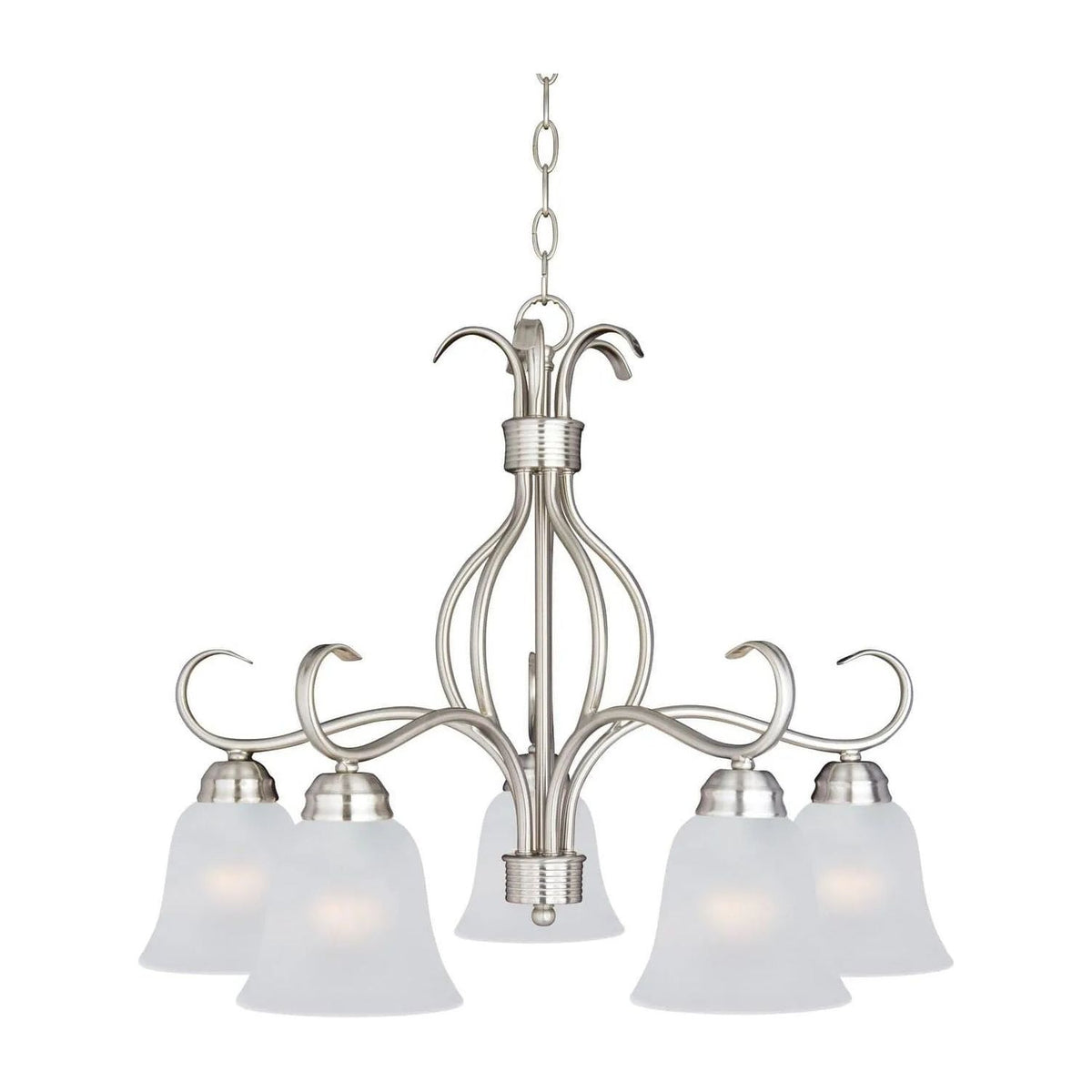 Maxim Lighting - Basix Chandelier - 10124FTSN | Montreal Lighting & Hardware