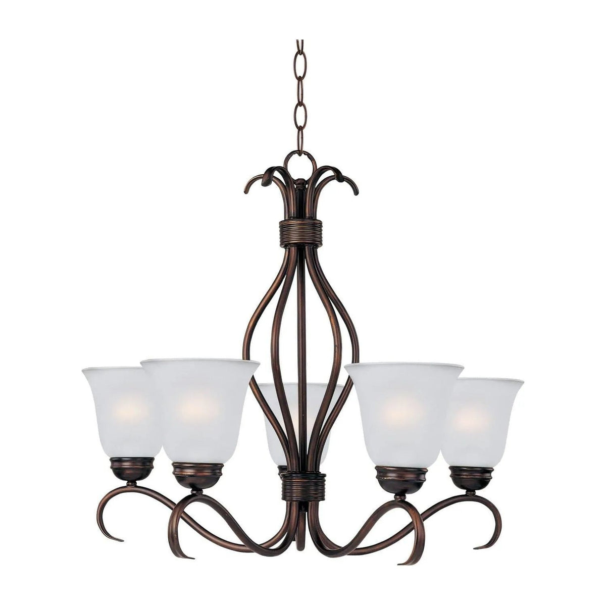 Maxim Lighting - Basix Chandelier - 10125FTOI | Montreal Lighting & Hardware