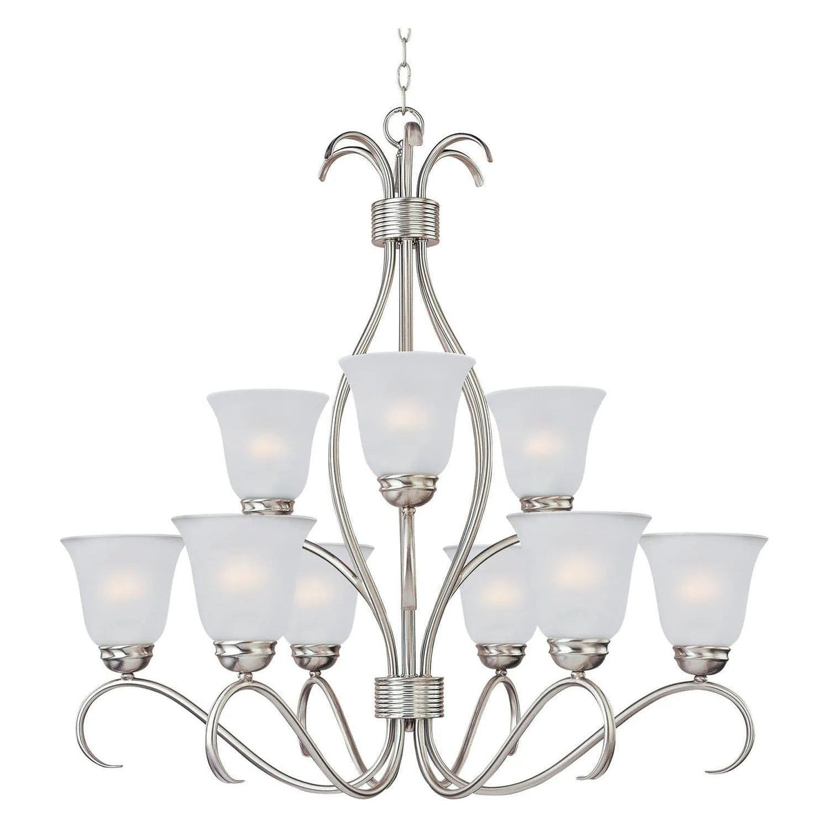 Maxim Lighting - Basix Chandelier - 10128FTSN | Montreal Lighting & Hardware