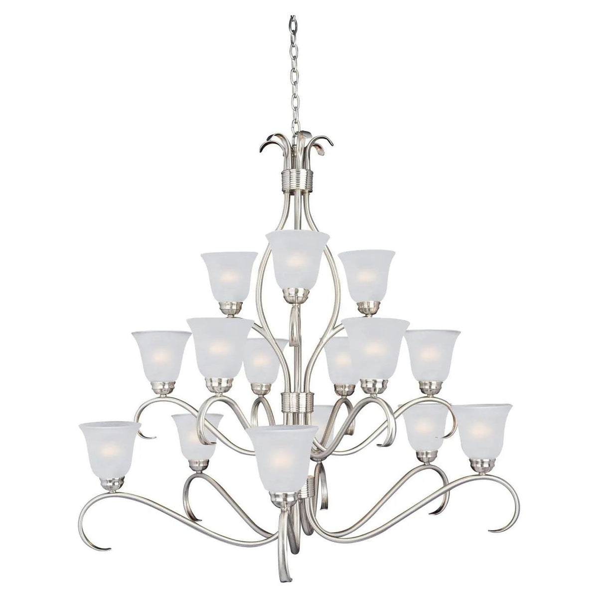 Maxim Lighting - Basix Chandelier - 10129FTSN | Montreal Lighting & Hardware