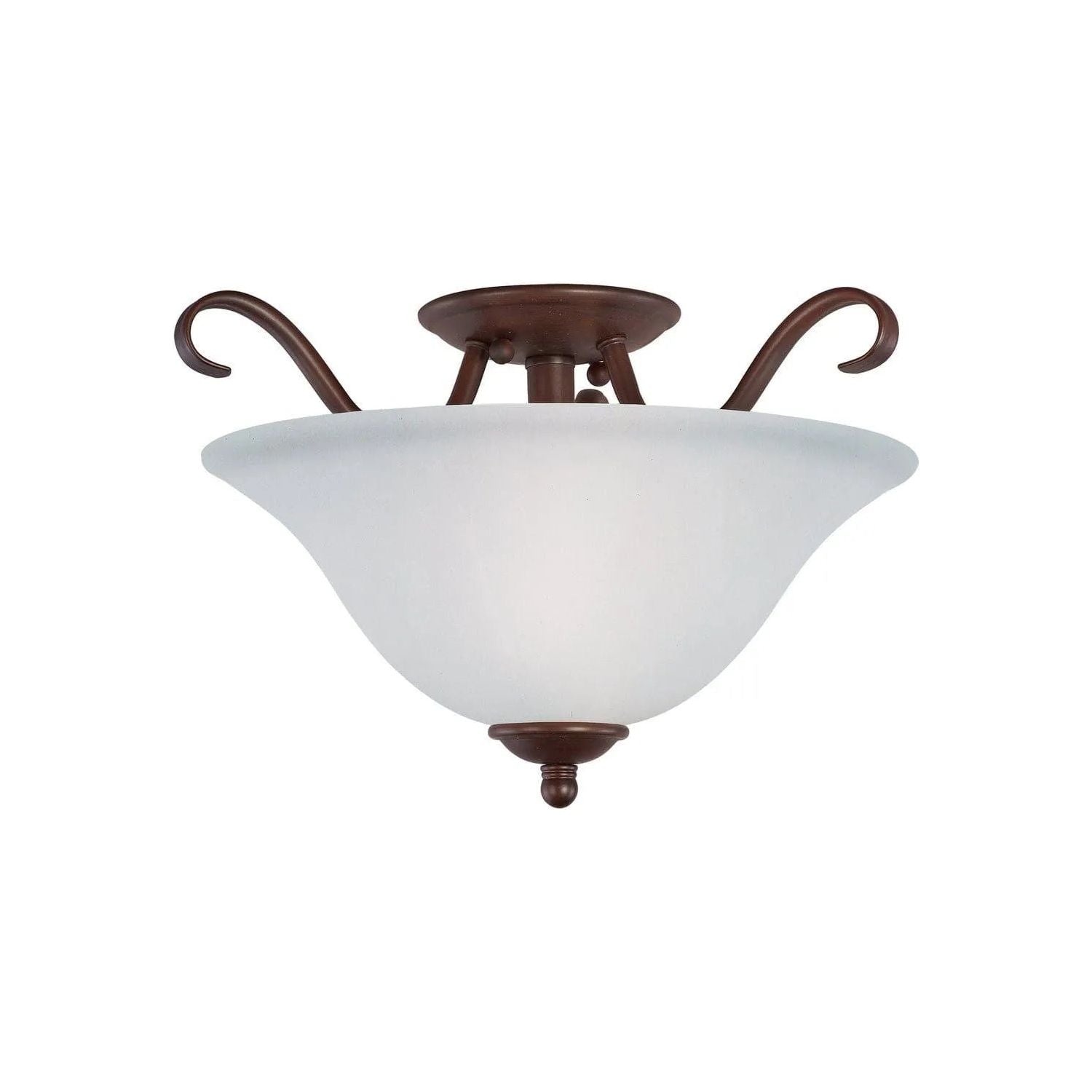 Maxim Lighting - Basix Semi-Flush Mount - 10120FTOI | Montreal Lighting & Hardware