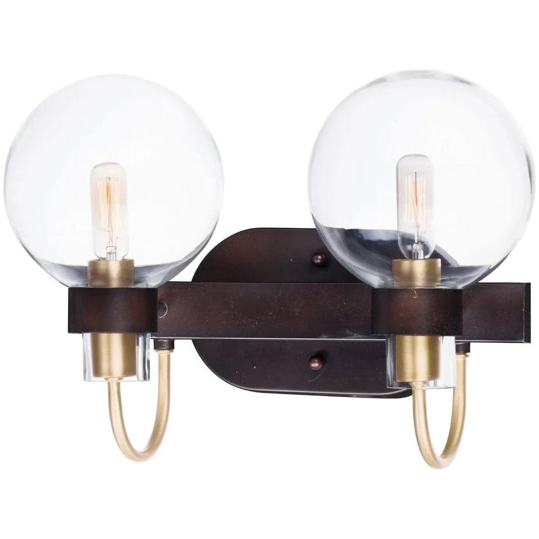 Maxim Lighting - Bauhaus Bath Vanity - 30512CLBZSBR | Montreal Lighting & Hardware