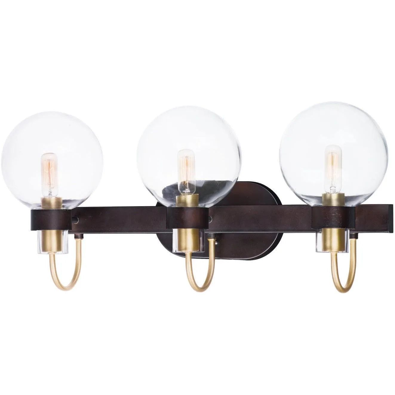 Maxim Lighting - Bauhaus Bath Vanity - 30513CLBZSBR | Montreal Lighting & Hardware