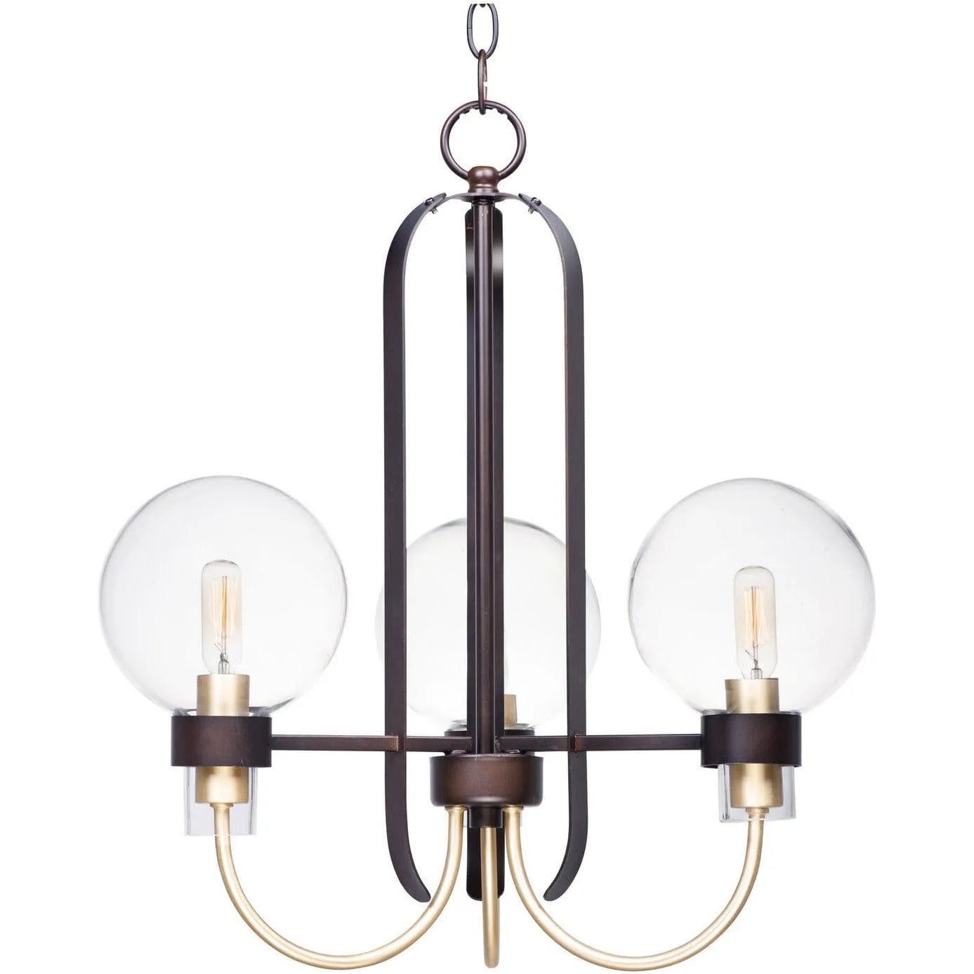 Maxim Lighting - Bauhaus Chandelier - 30515CLBZSBR | Montreal Lighting & Hardware