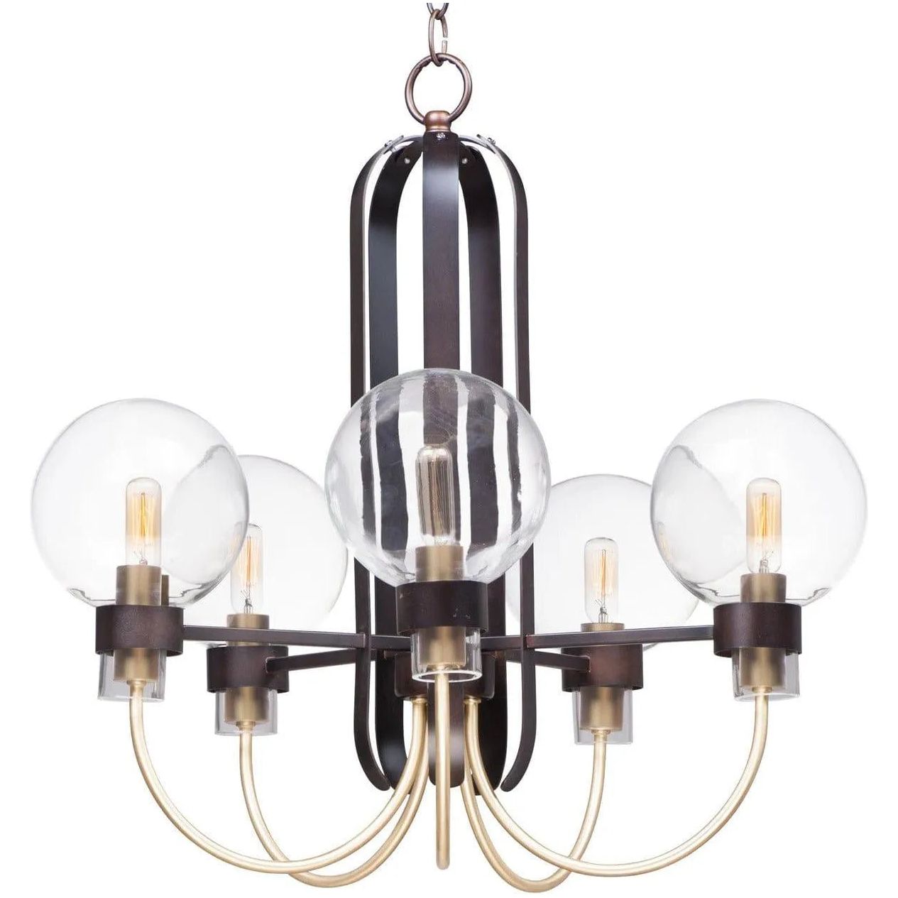 Maxim Lighting - Bauhaus Chandelier - 30516CLBZSBR | Montreal Lighting & Hardware