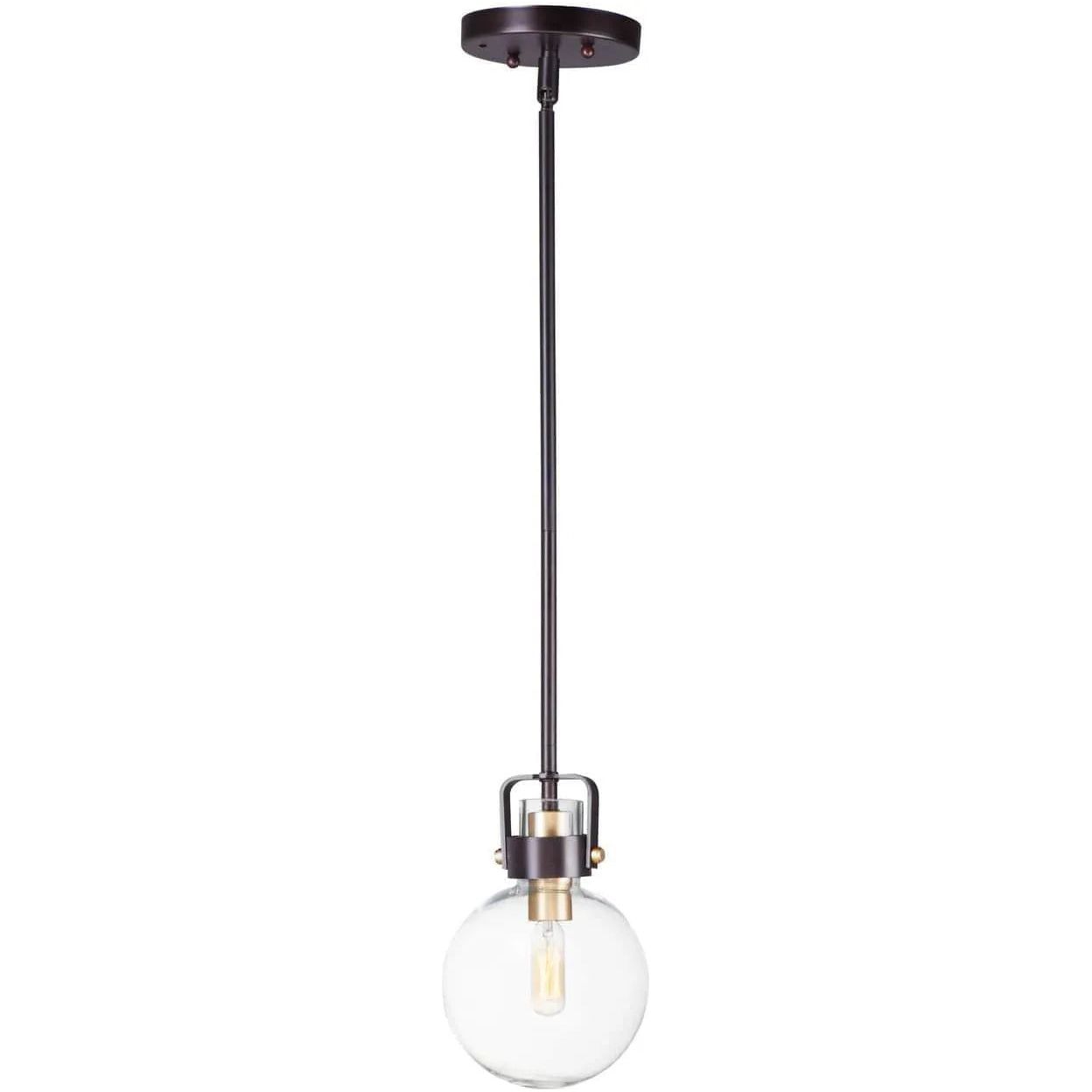 Maxim Lighting - Bauhaus Mini Pendant - 90510CLBZSBR | Montreal Lighting & Hardware