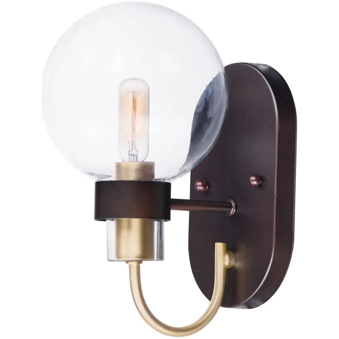 Maxim Lighting - Bauhaus Wall Sconce - 30511CLBZSBR | Montreal Lighting & Hardware