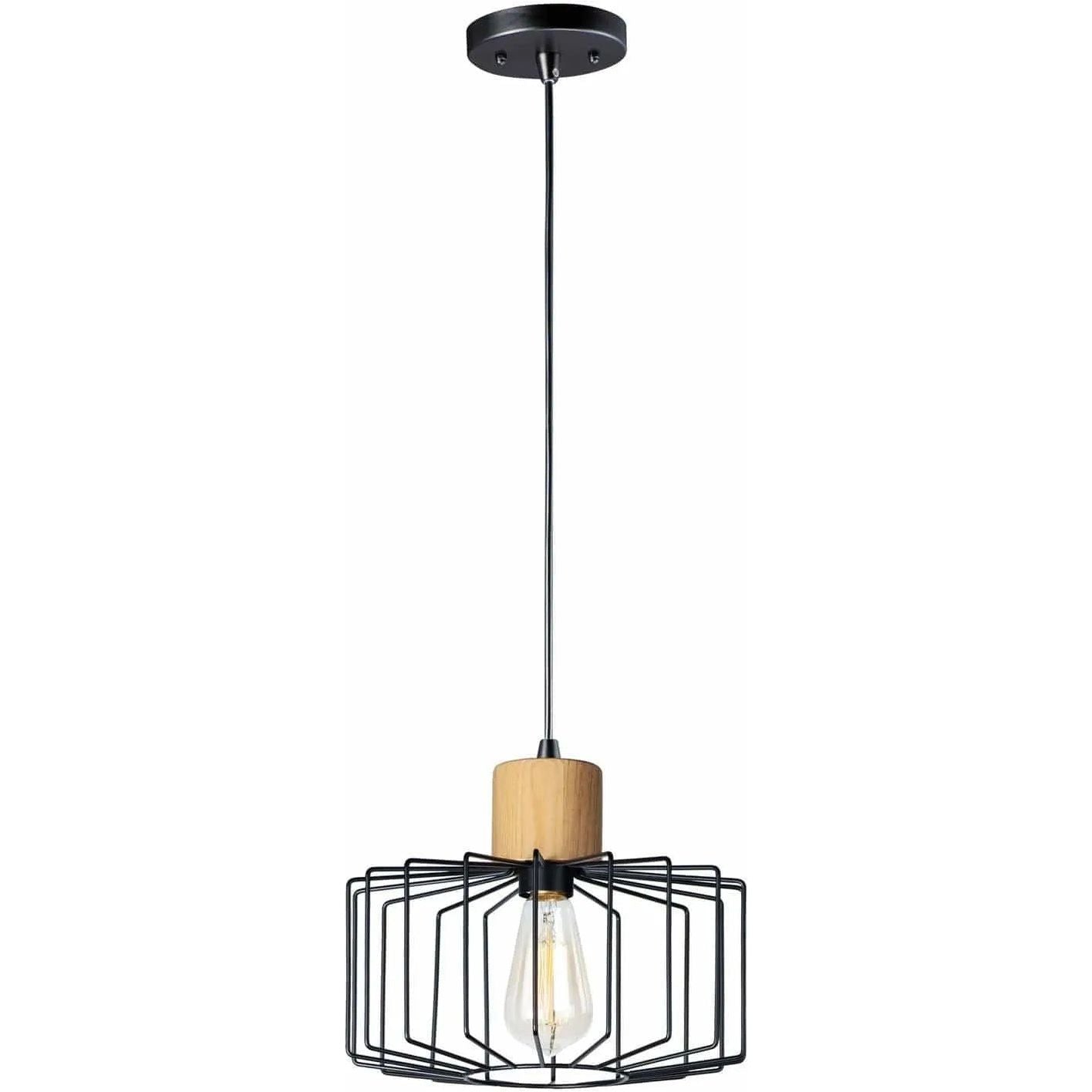 Maxim Lighting - Bjorn Pendant - 10068BKNWD | Montreal Lighting & Hardware