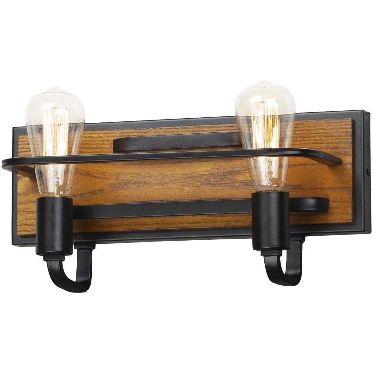 Maxim Lighting - Black Forest Bath Vanity - 10302BKASB | Montreal Lighting & Hardware