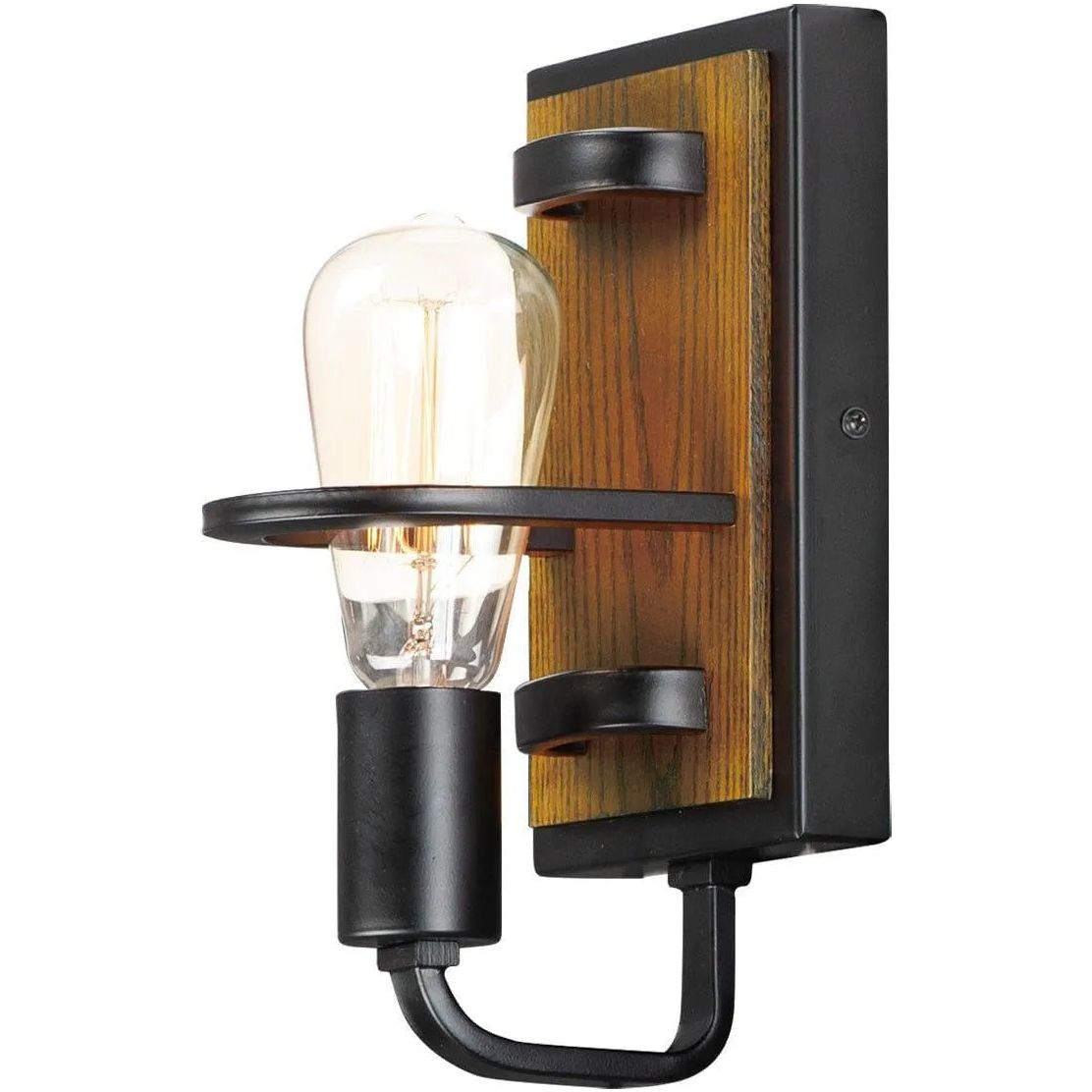 Maxim Lighting - Black Forest Wall Sconce - 10301BKASB | Montreal Lighting & Hardware