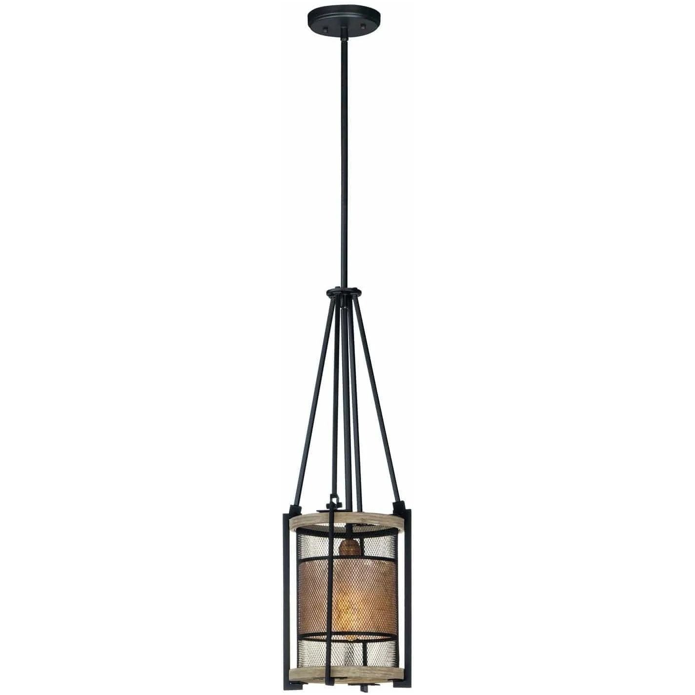 Maxim Lighting - Boundry Pendant - 27563BKBWAB | Montreal Lighting & Hardware