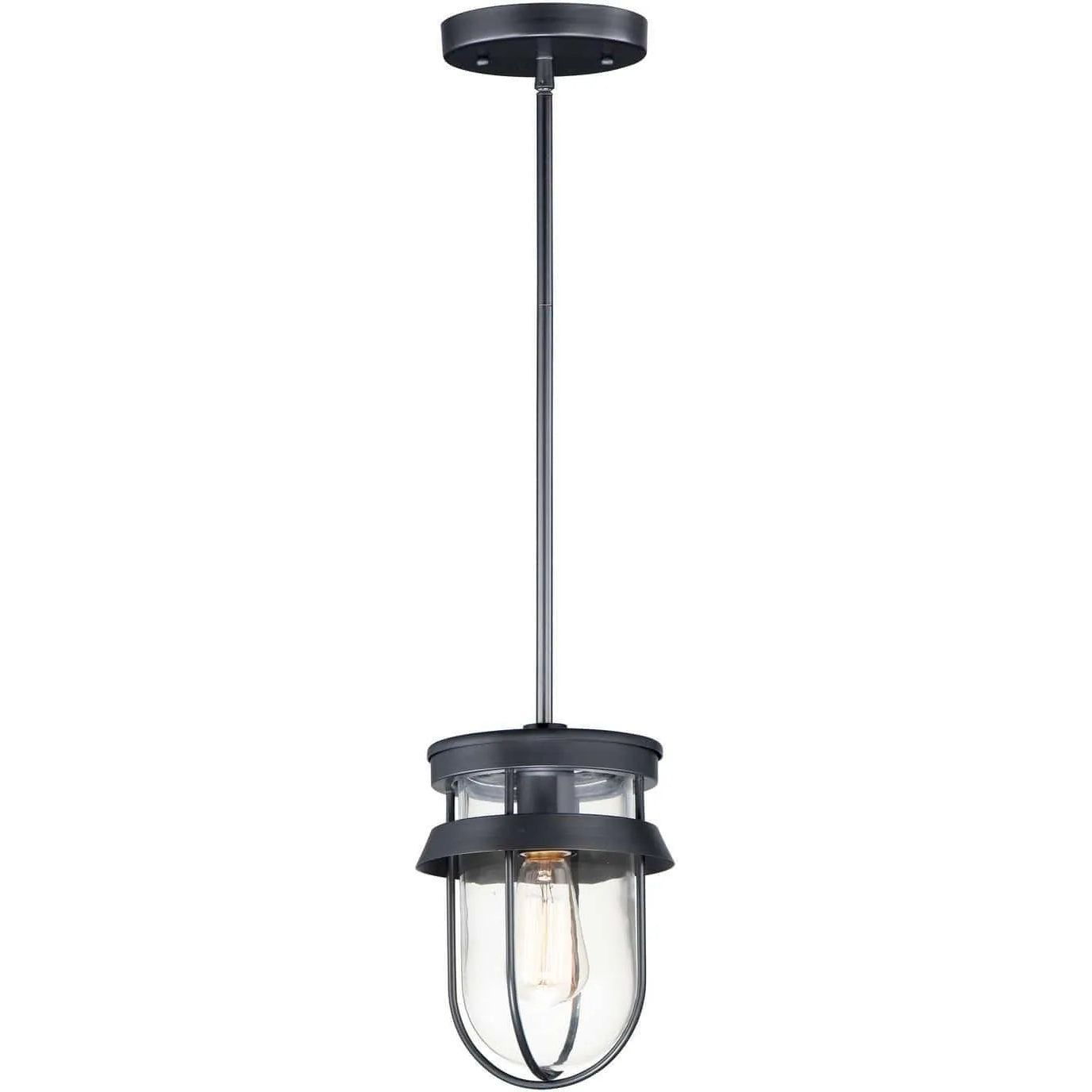 Maxim Lighting - Breakwater Semi-Flush Mount - 10268CLBK | Montreal Lighting & Hardware