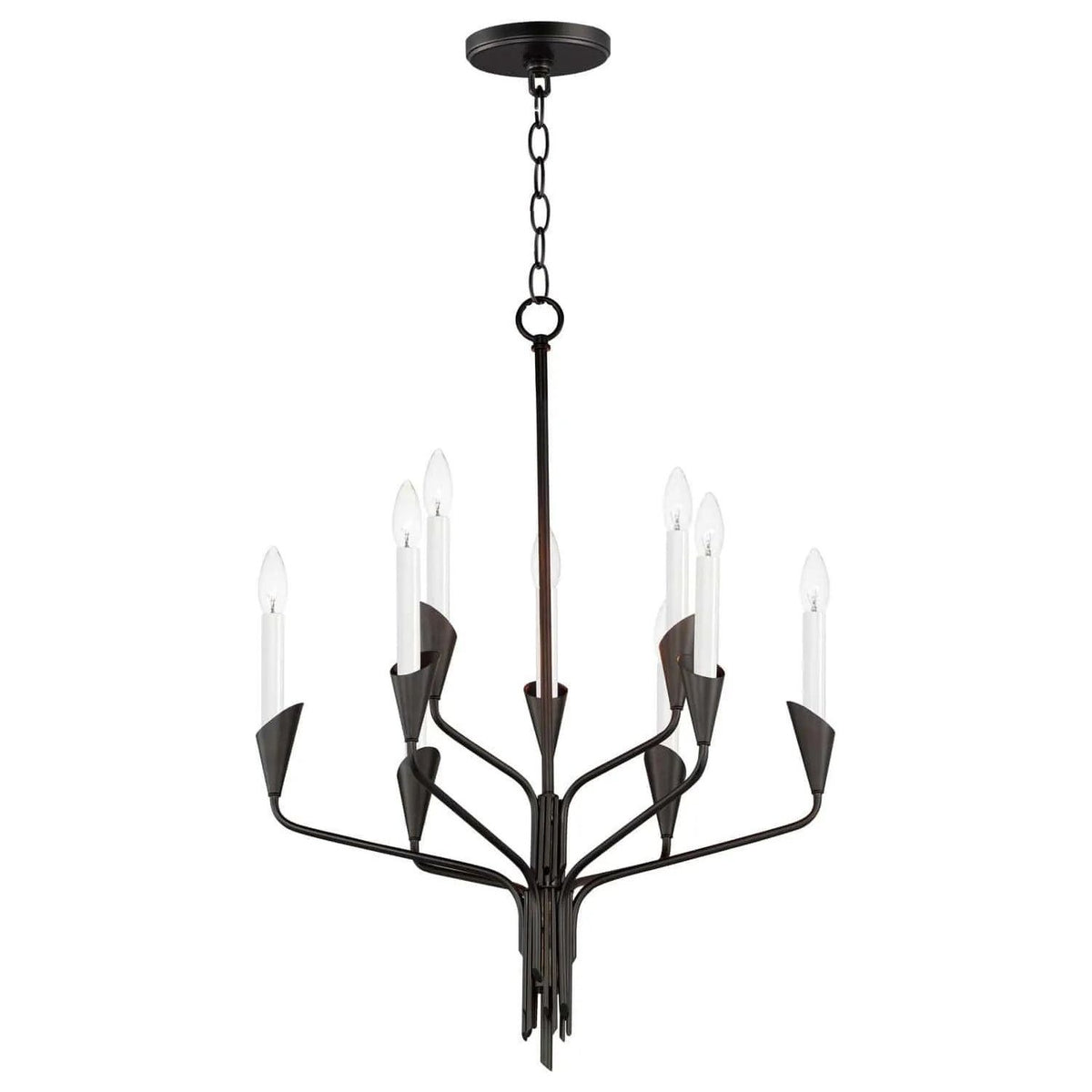 Maxim Lighting - Calyx Chandelier - 24349BK | Montreal Lighting & Hardware