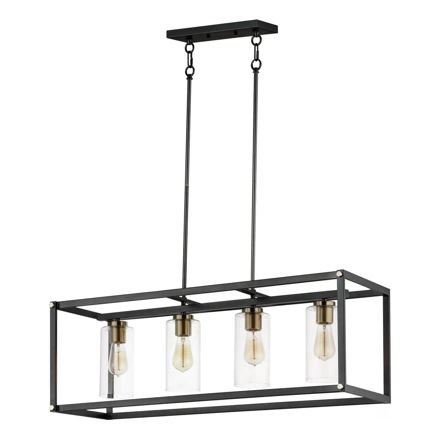 Maxim Lighting - Capitol Linear Pendant - 2644BKAB | Montreal Lighting & Hardware