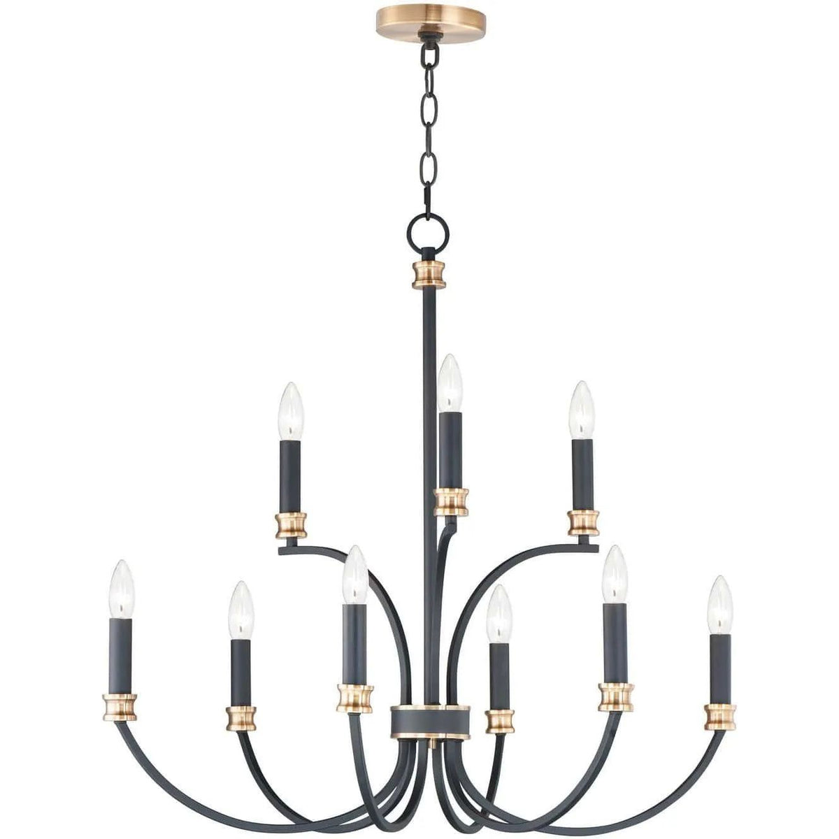 Maxim Lighting - Charlton Chandelier - 11378WWTGL | Montreal Lighting & Hardware