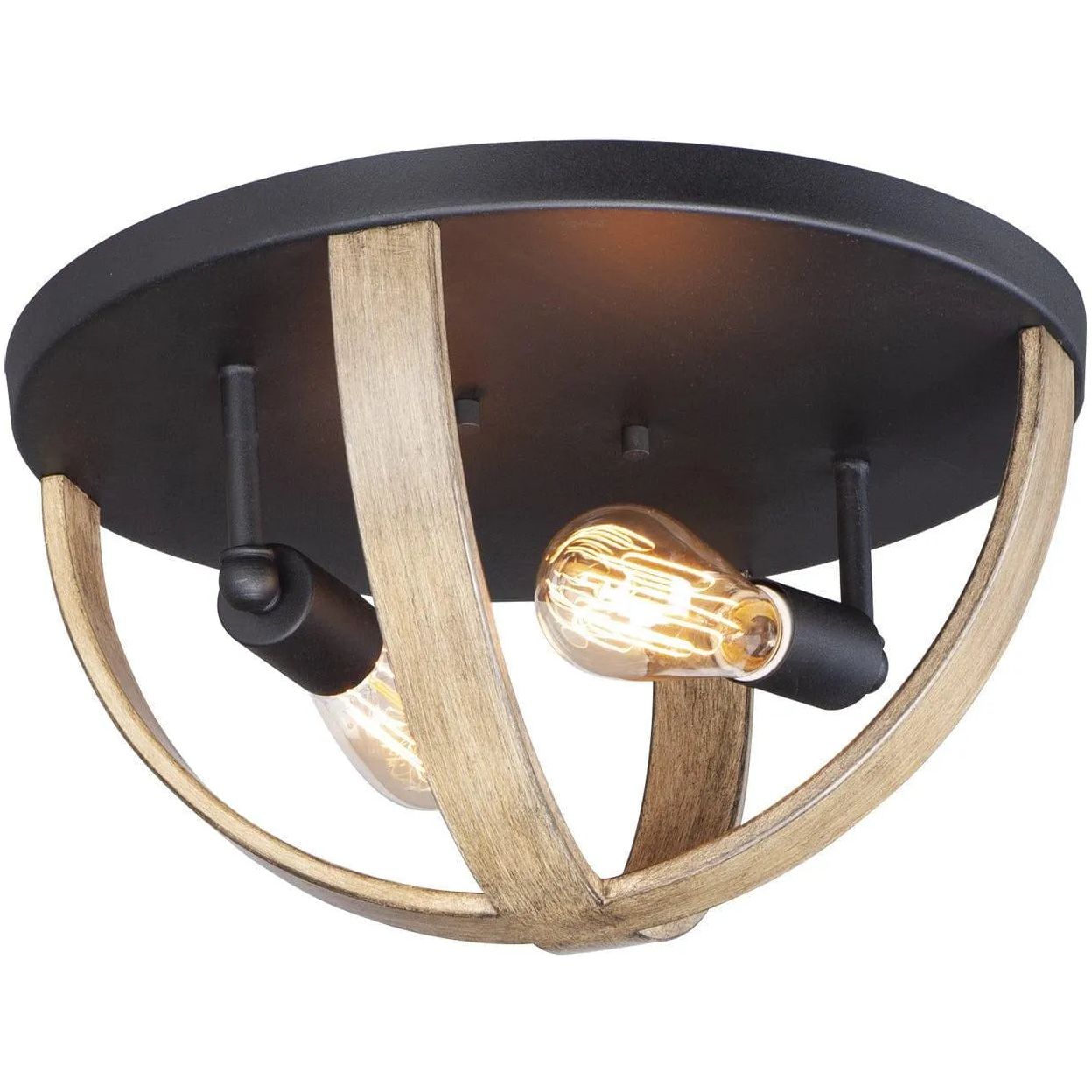 Maxim Lighting - Compass Flush Mount - 27570BWBK | Montreal Lighting & Hardware