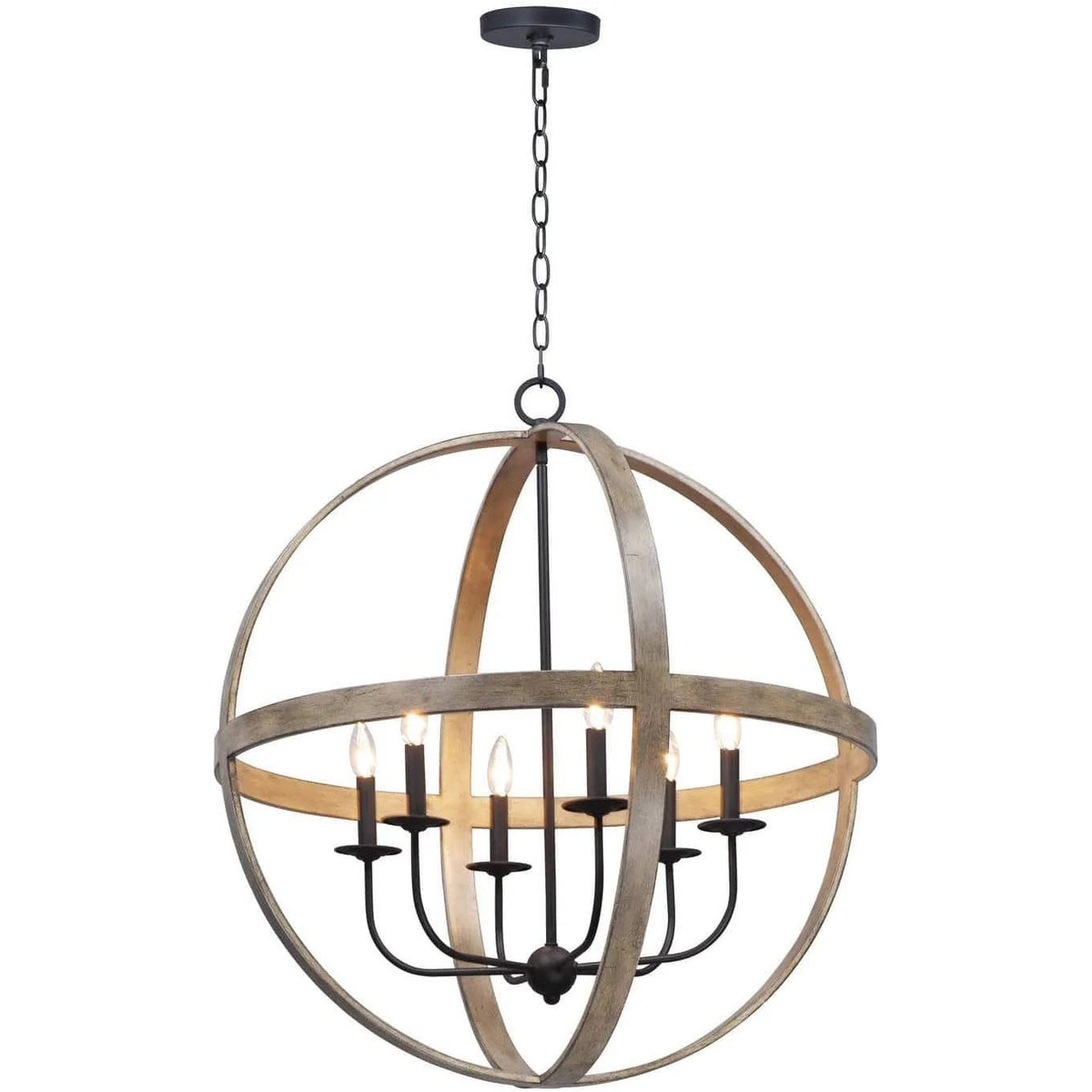 Maxim Lighting - Compass Pendant - 27576BWBK | Montreal Lighting & Hardware