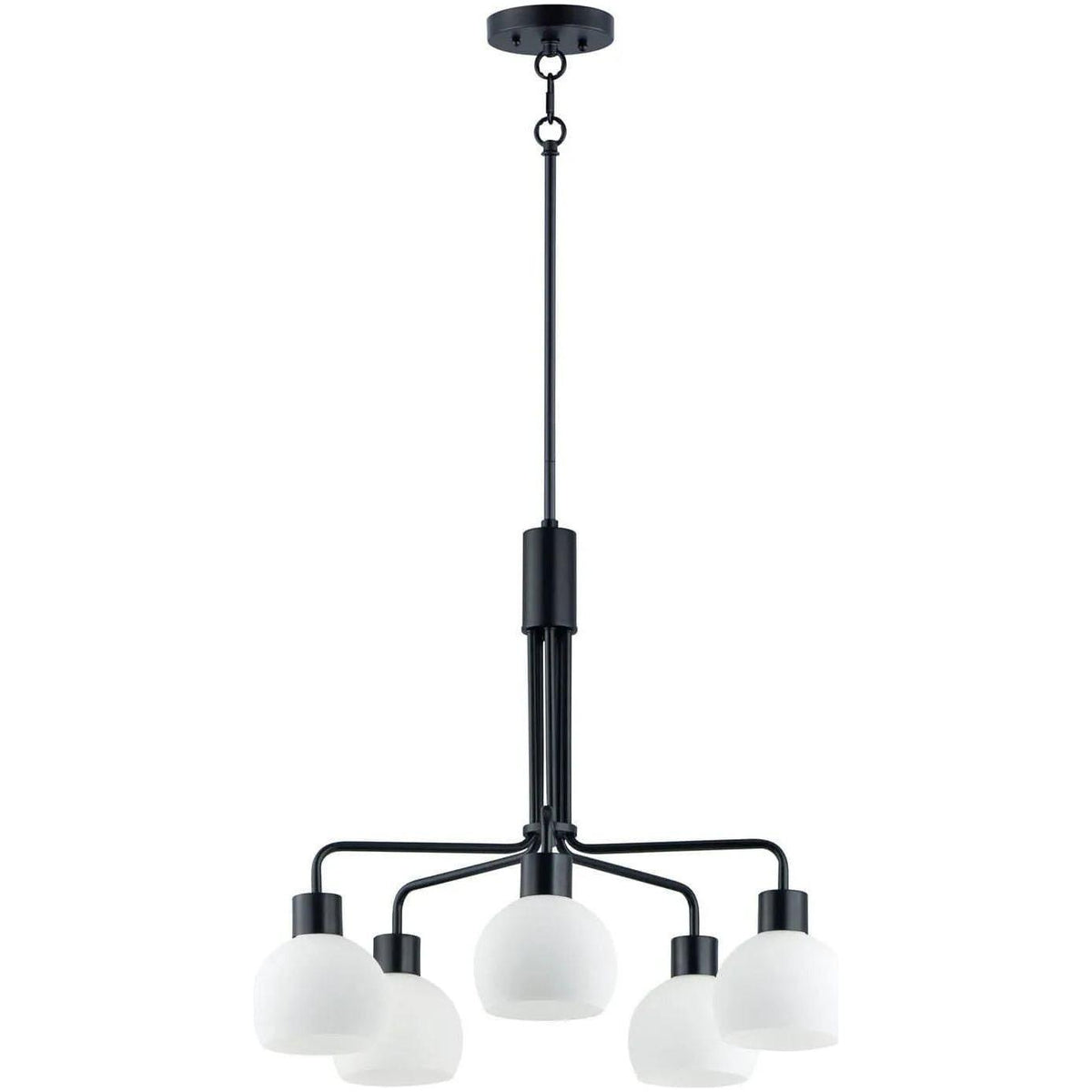 Maxim Lighting - Coraline Chandelier - 11277SWBK | Montreal Lighting & Hardware