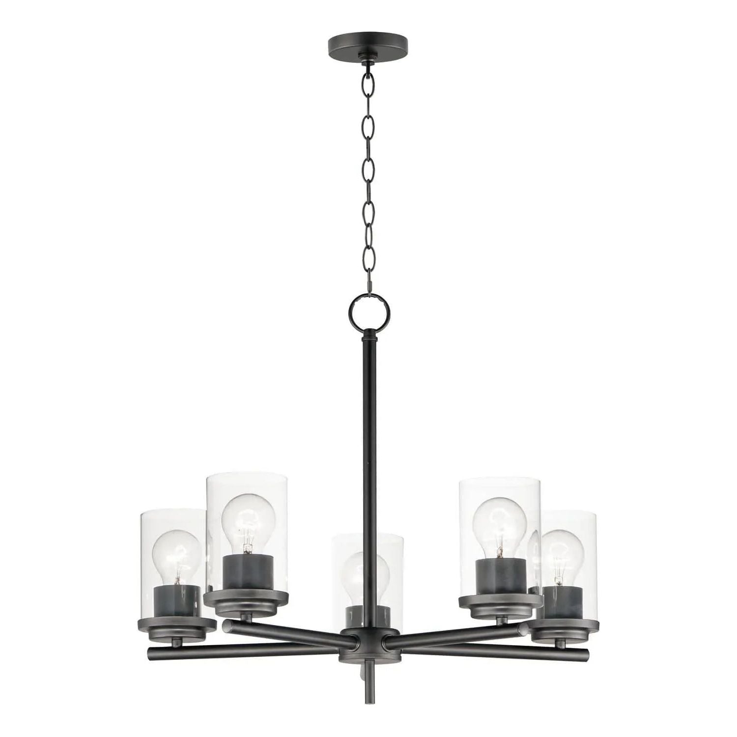 Maxim Lighting - Corona Chandelier - 10205CLBK | Montreal Lighting & Hardware