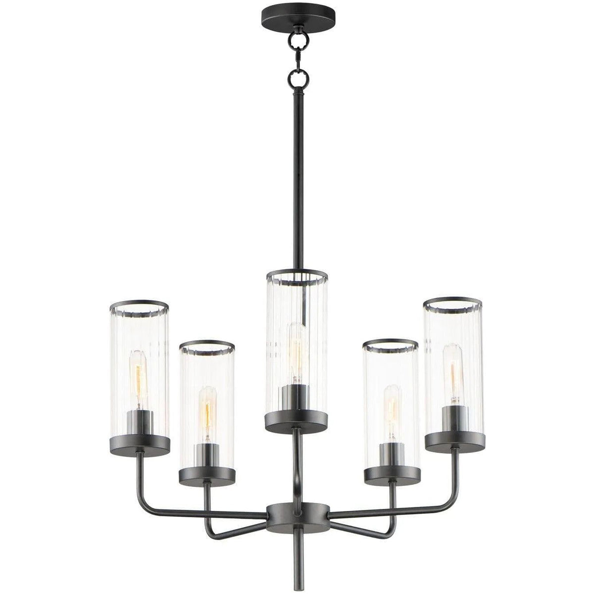 Maxim Lighting - Crosby Chandelier - 11475CRBK | Montreal Lighting & Hardware