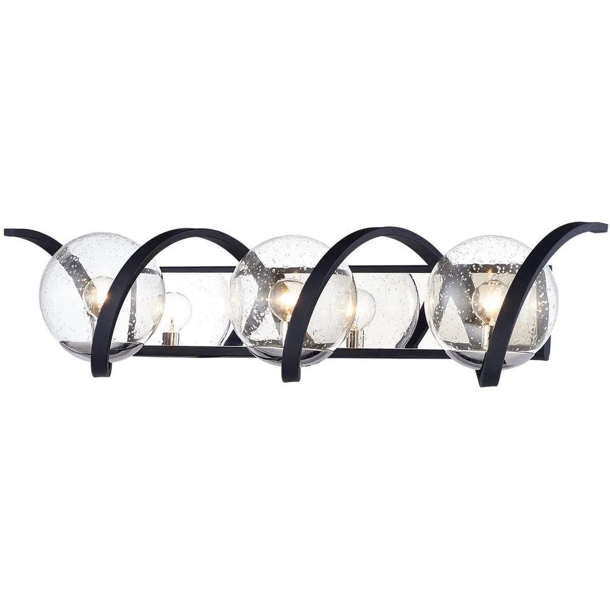 Maxim Lighting - Curlicue Bath Vanity - 35106CDBKPN | Montreal Lighting & Hardware