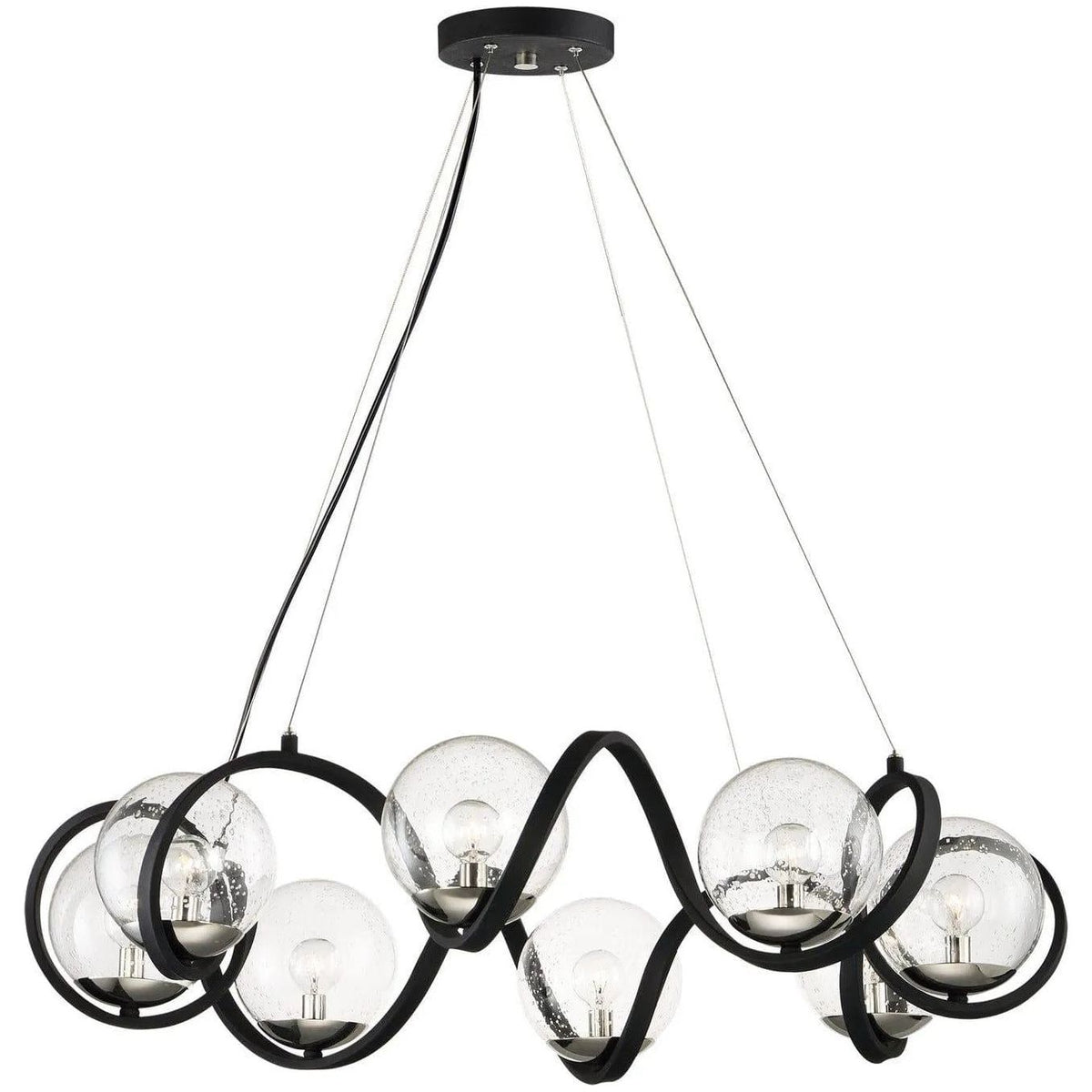 Maxim Lighting - Curlicue Pendant - 35108CDBKPN | Montreal Lighting & Hardware