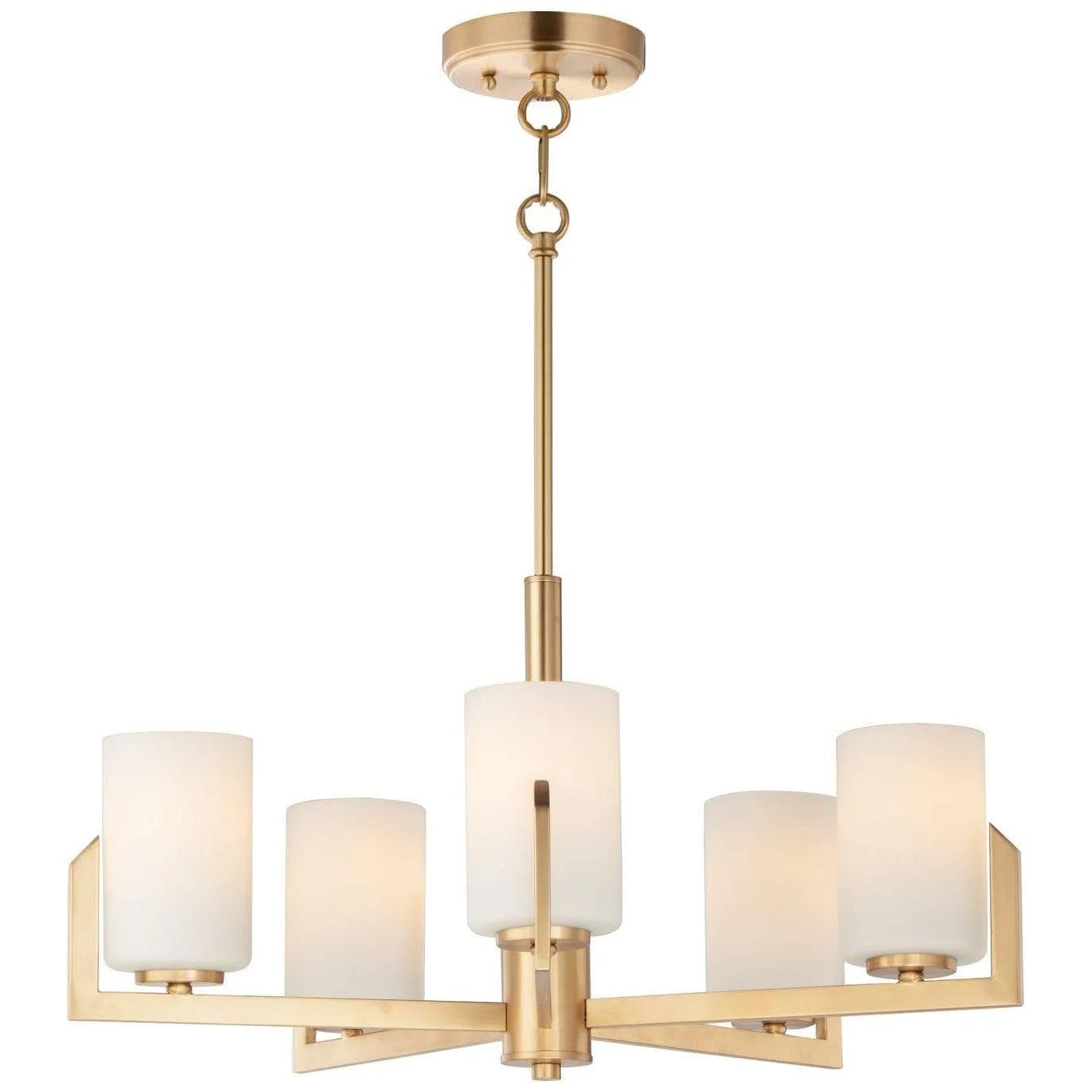 Maxim Lighting - Dart Chandelier - 21286SWSBR | Montreal Lighting & Hardware