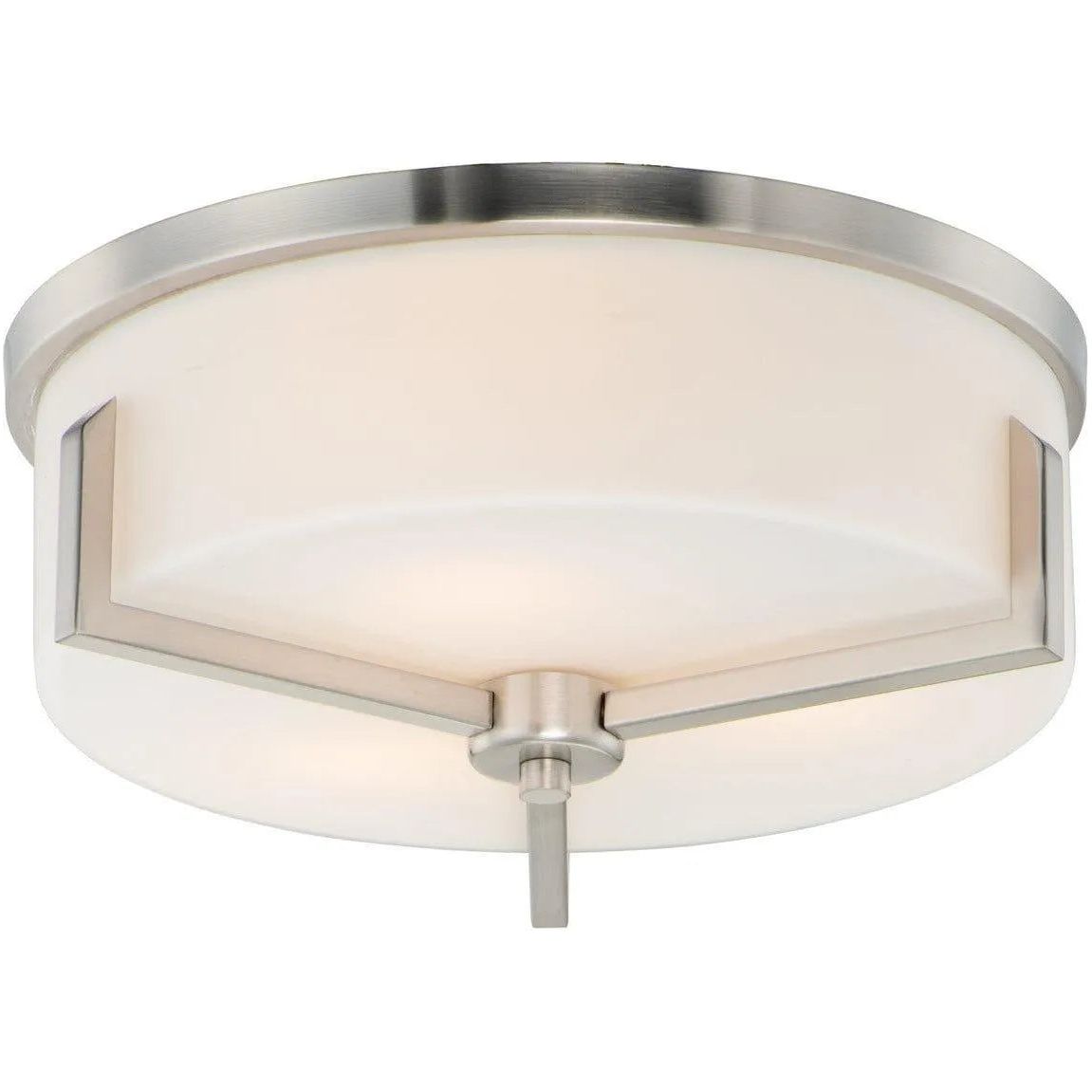 Maxim Lighting - Dart Flush Mount - 21280SWSN | Montreal Lighting & Hardware