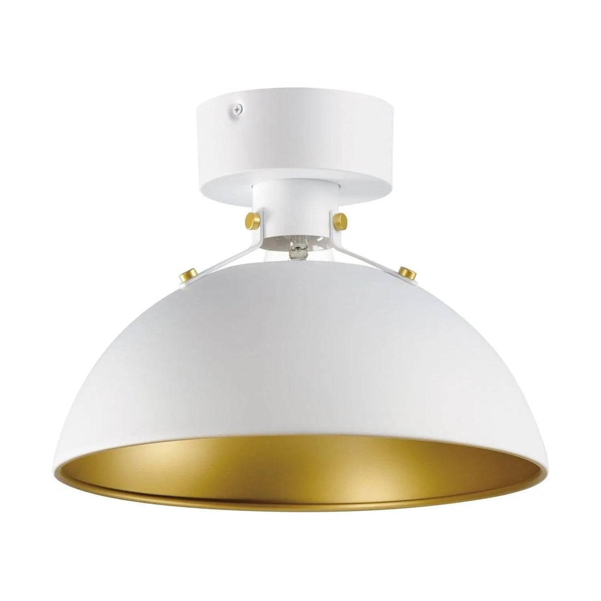 Maxim Lighting - Dawn Flush Mount - 12040WTSBR | Montreal Lighting & Hardware