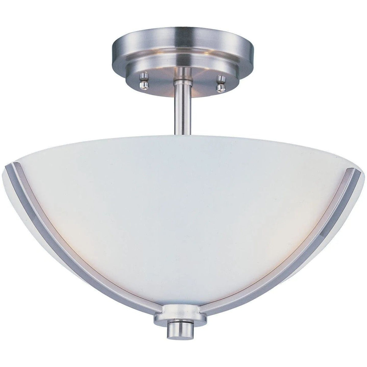 Maxim Lighting - Deven Semi Flush Mount - 20031SWSN | Montreal Lighting & Hardware