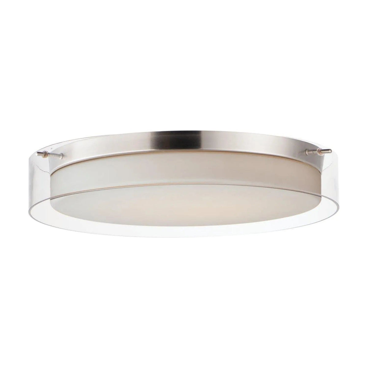 Maxim Lighting - Duo LED Flush Mount - 12286CLSWSN | Montreal Lighting & Hardware