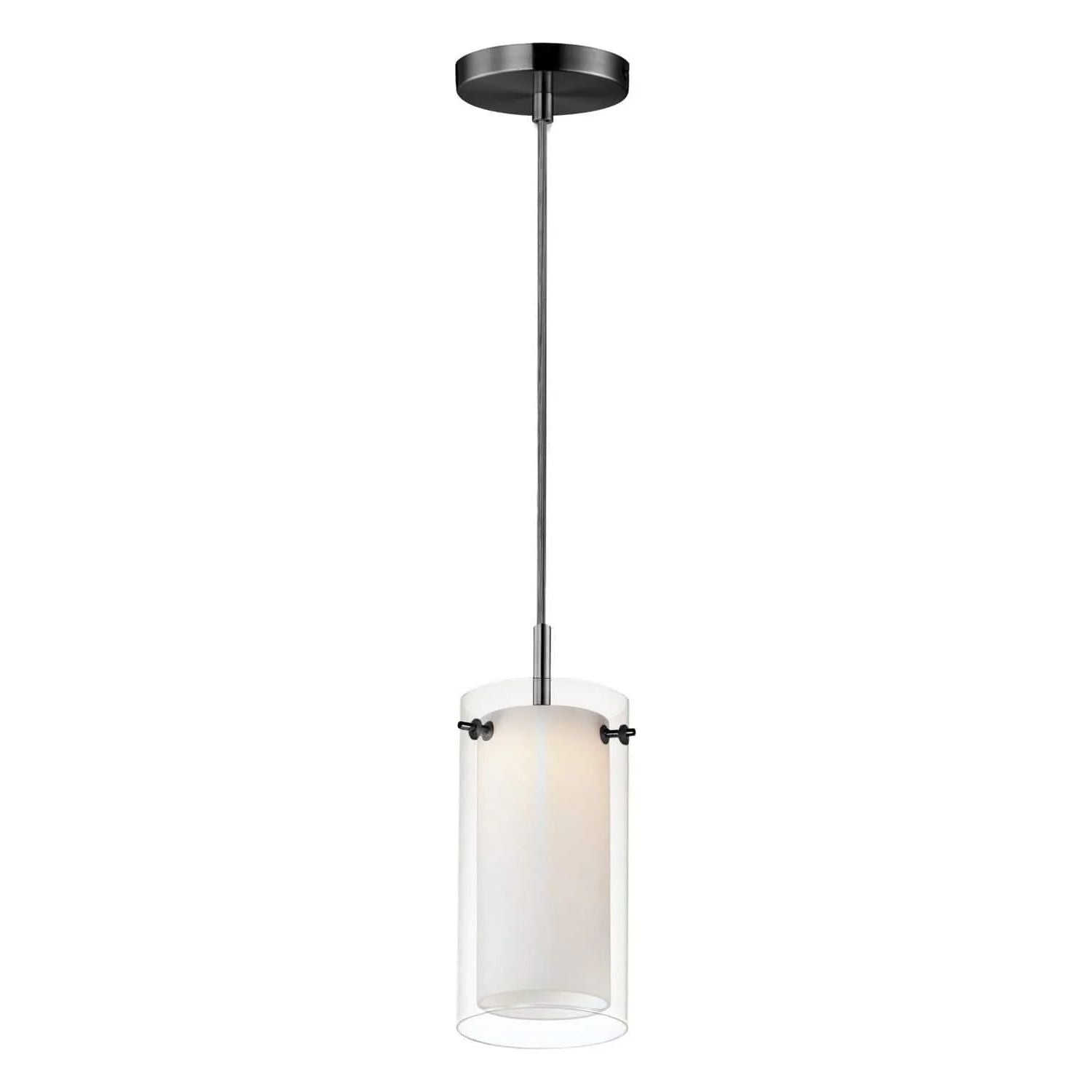 Maxim Lighting - Duo LED Mini Pendant - 12289CLSWBK | Montreal Lighting & Hardware