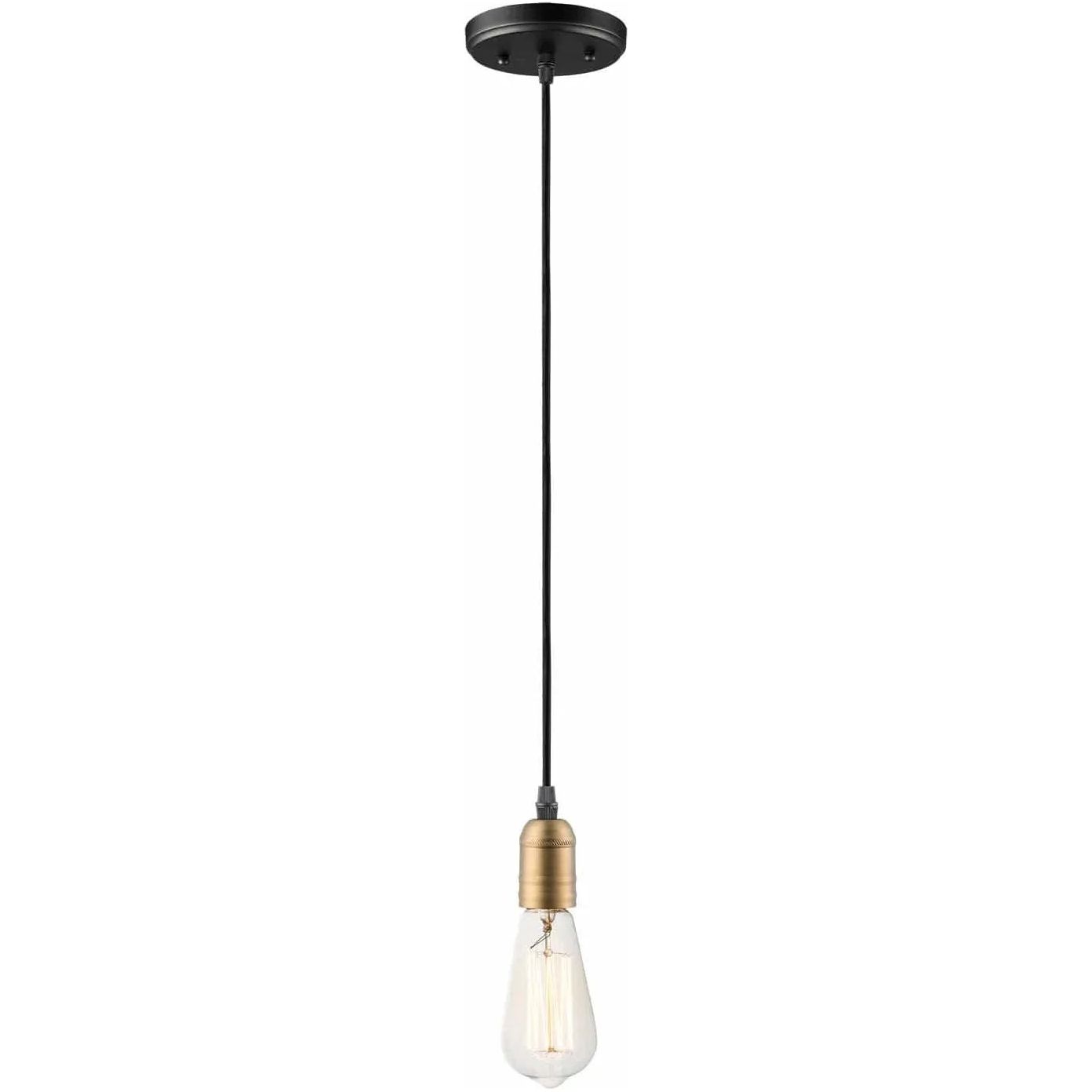 Maxim Lighting - Early Electric Pendant - 12121BKAB | Montreal Lighting & Hardware