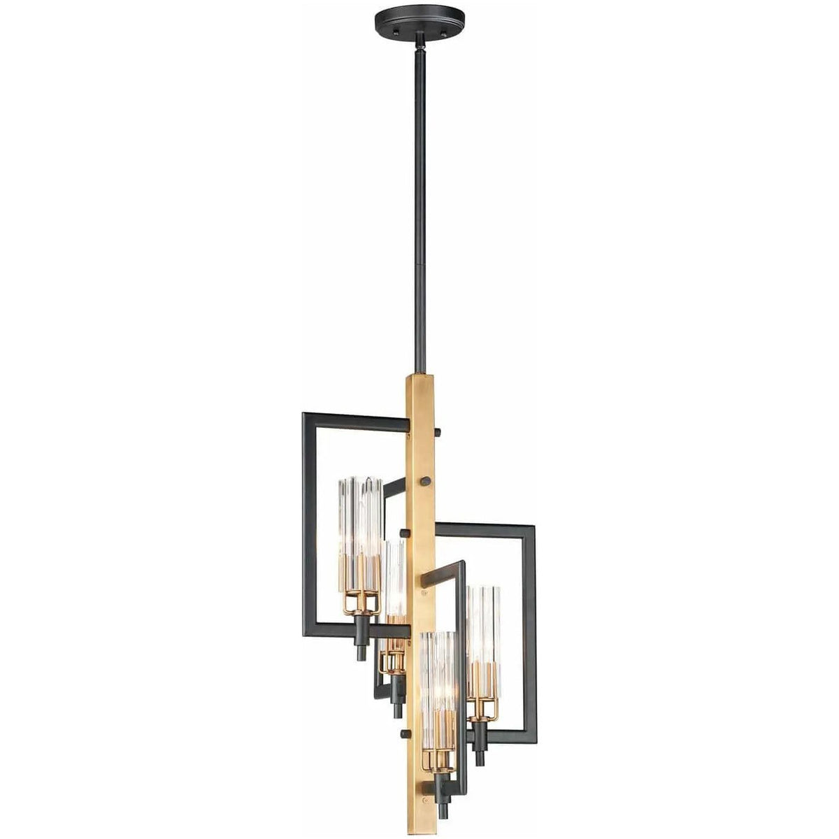 Maxim Lighting - Flambeau Chandelier - 16114CLBKAB | Montreal Lighting & Hardware