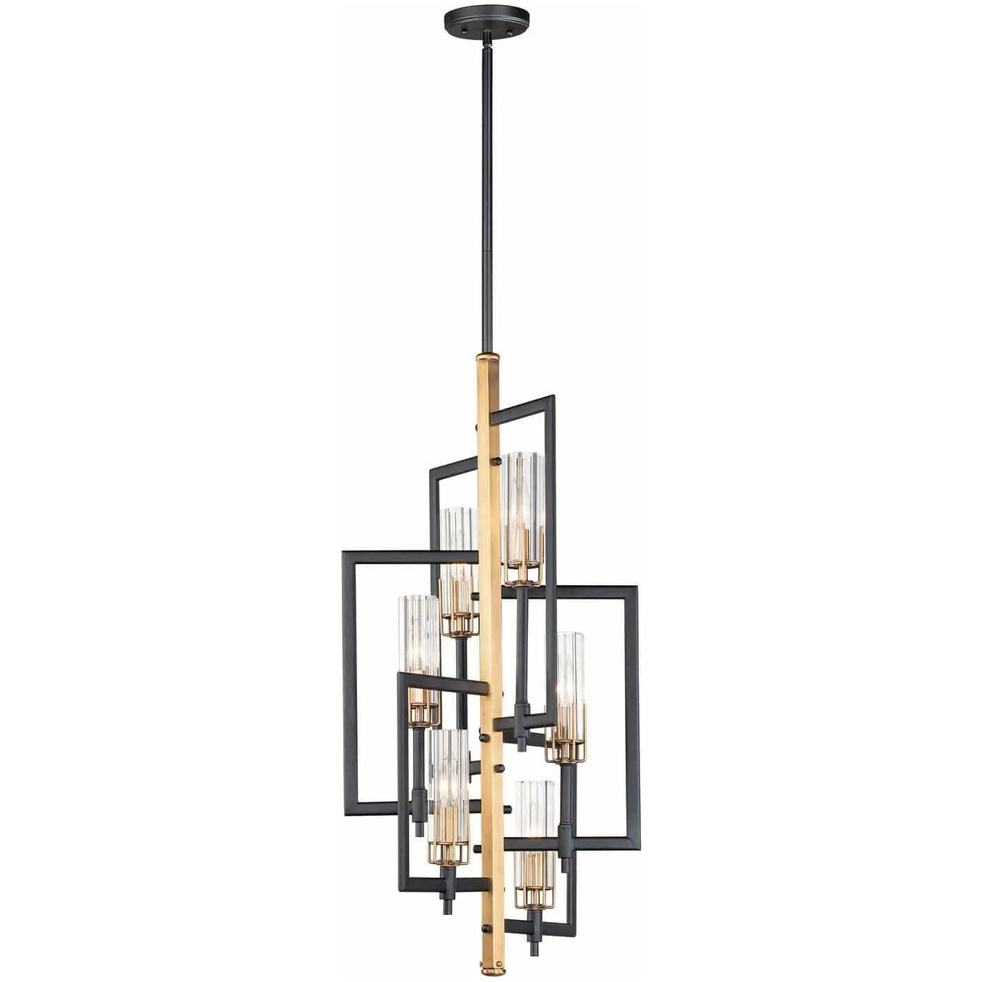 Maxim Lighting - Flambeau Chandelier - 16116CLBKAB | Montreal Lighting & Hardware