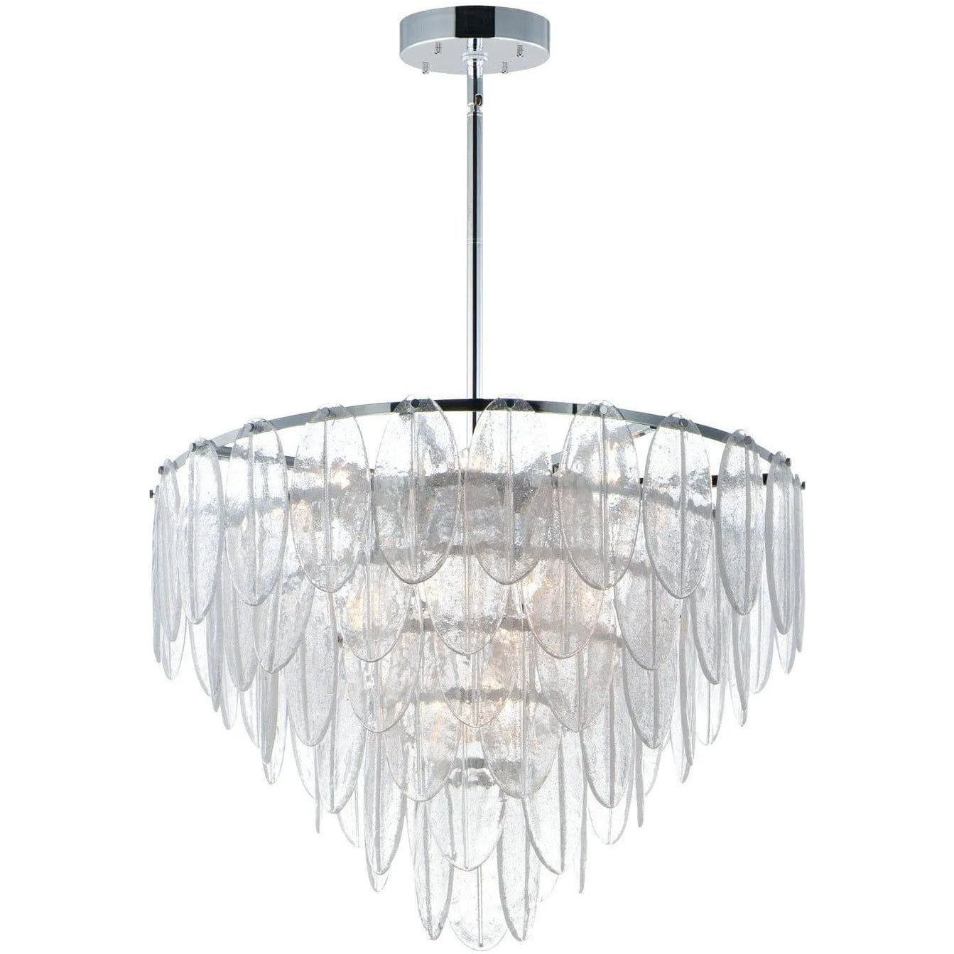 Maxim Lighting - Glacier Chandelier - 30737CLWTPC | Montreal Lighting & Hardware