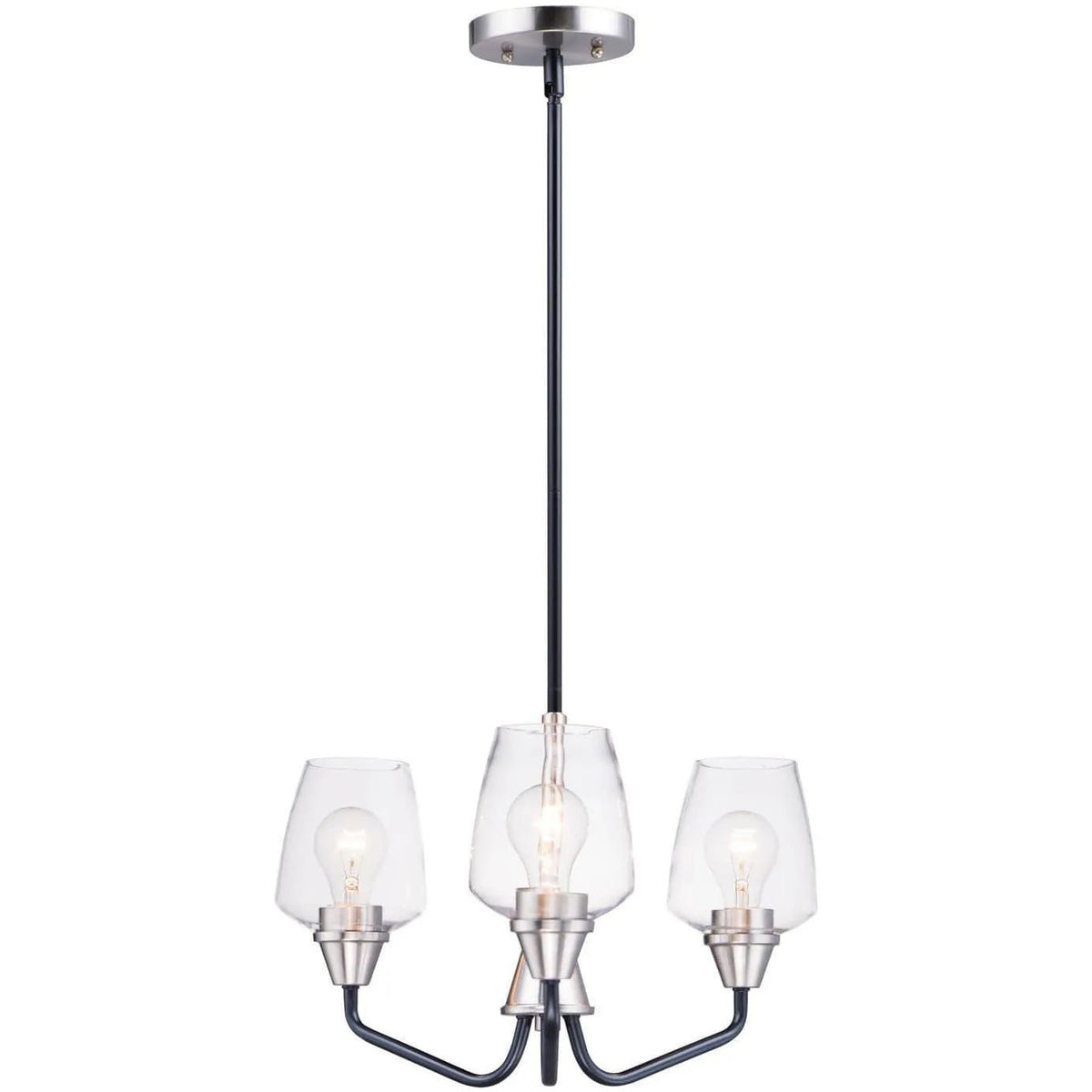 Maxim Lighting - Goblet Chandelier - 26124CLBKSN | Montreal Lighting & Hardware