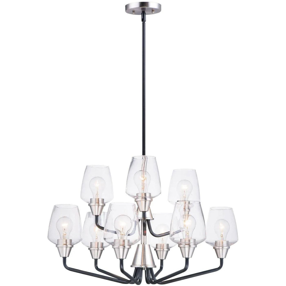 Maxim Lighting - Goblet Chandelier - 26127CLBKSN | Montreal Lighting & Hardware