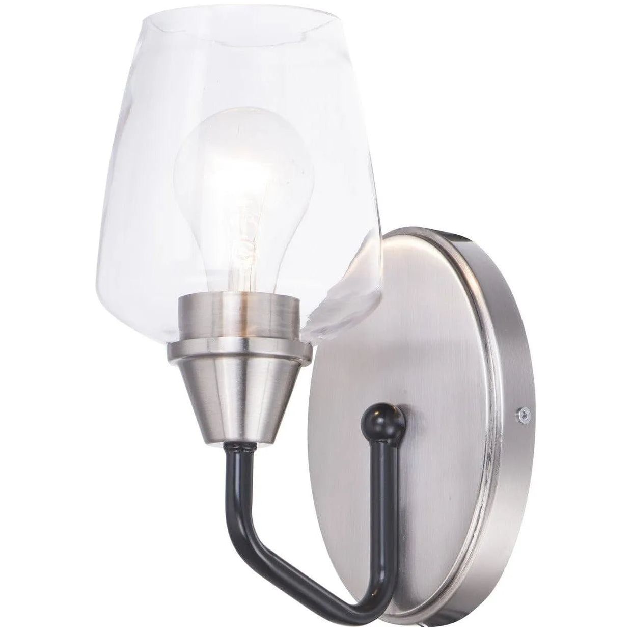 Maxim Lighting - Goblet Wall Sconce - 26121CLBKSN | Montreal Lighting & Hardware