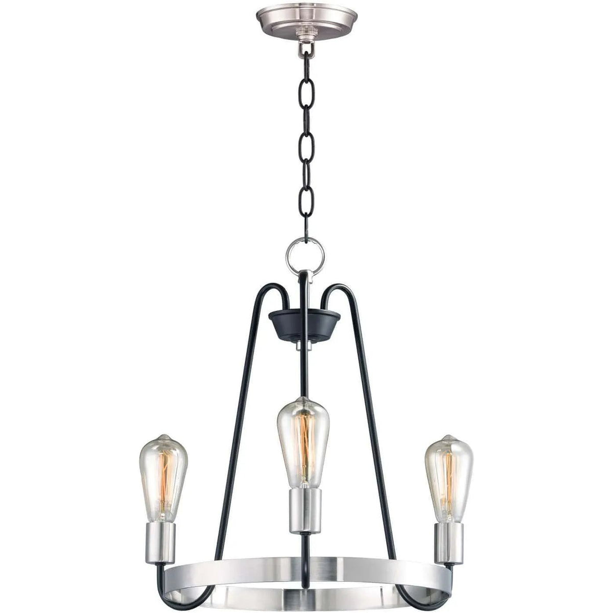 Maxim Lighting - Haven Chandelier - 11733BKSN | Montreal Lighting & Hardware