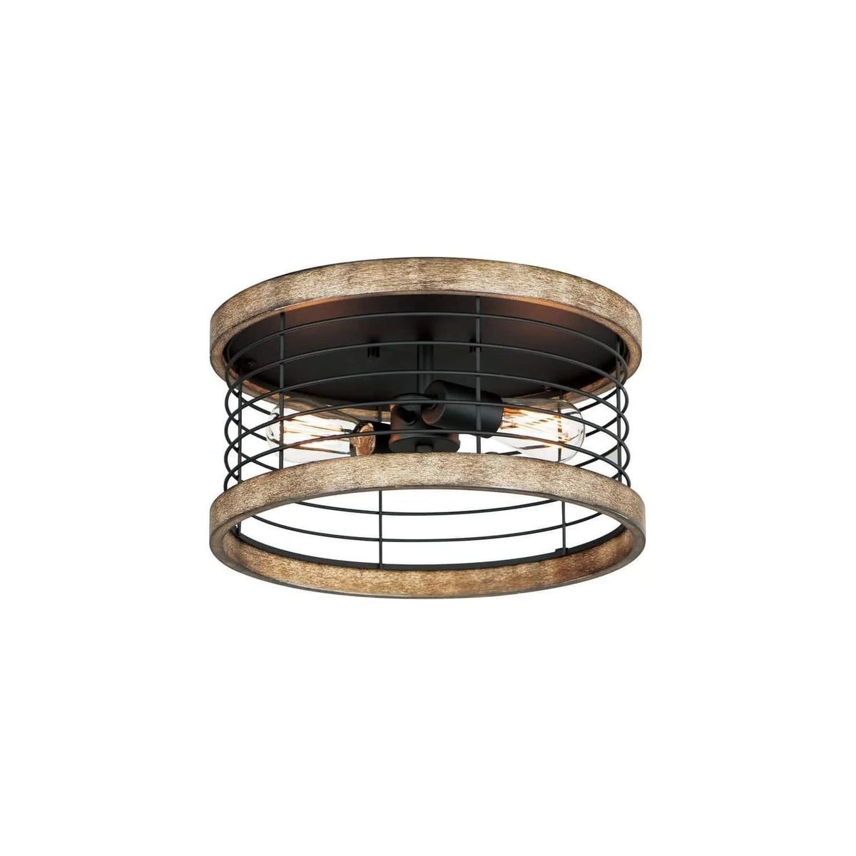 Maxim Lighting - Homestead Semi-Flush Mount - 12510DWBK | Montreal Lighting & Hardware