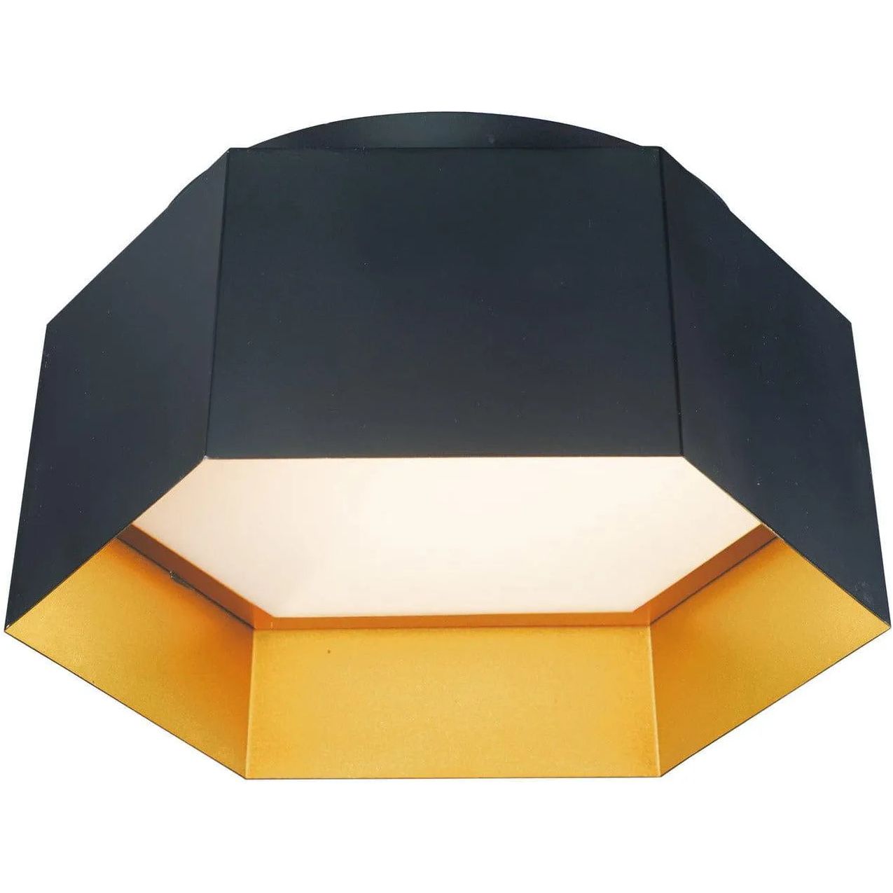 Maxim Lighting - Honeycomb LED Flush Mount - 30330BKGLD | Montreal Lighting & Hardware