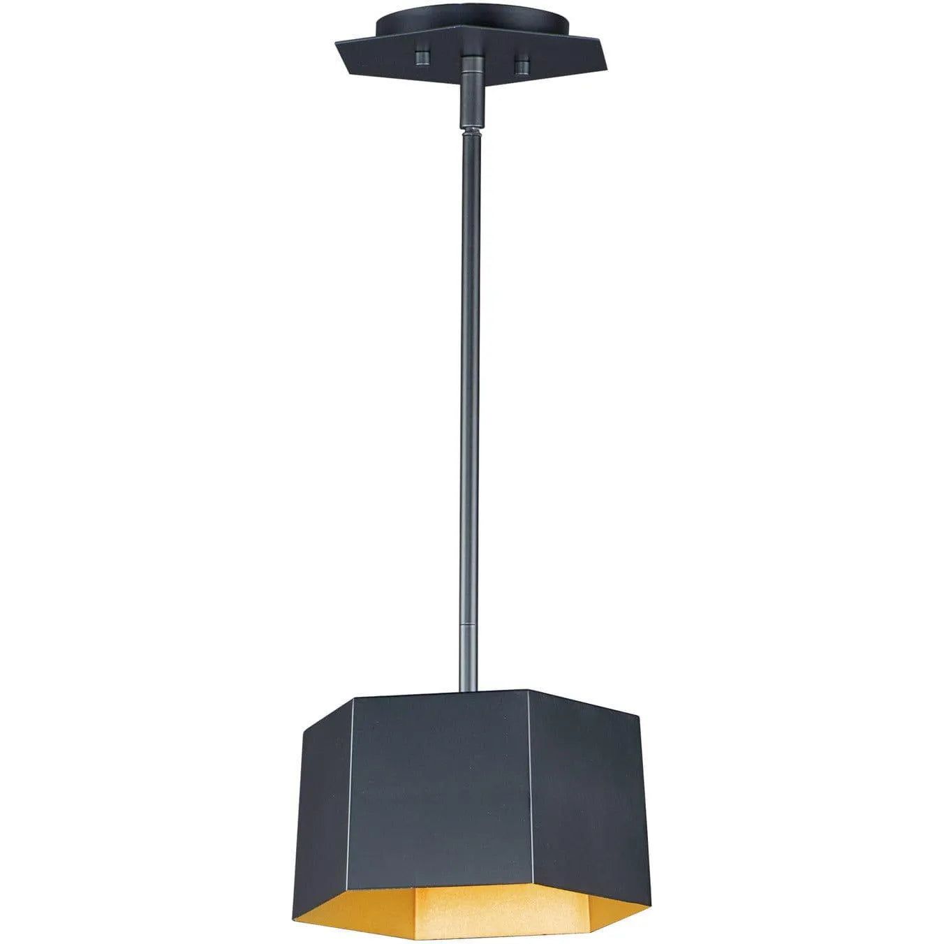 Maxim Lighting - Honeycomb LED Mini Pendant - 30331BKGLD | Montreal Lighting & Hardware