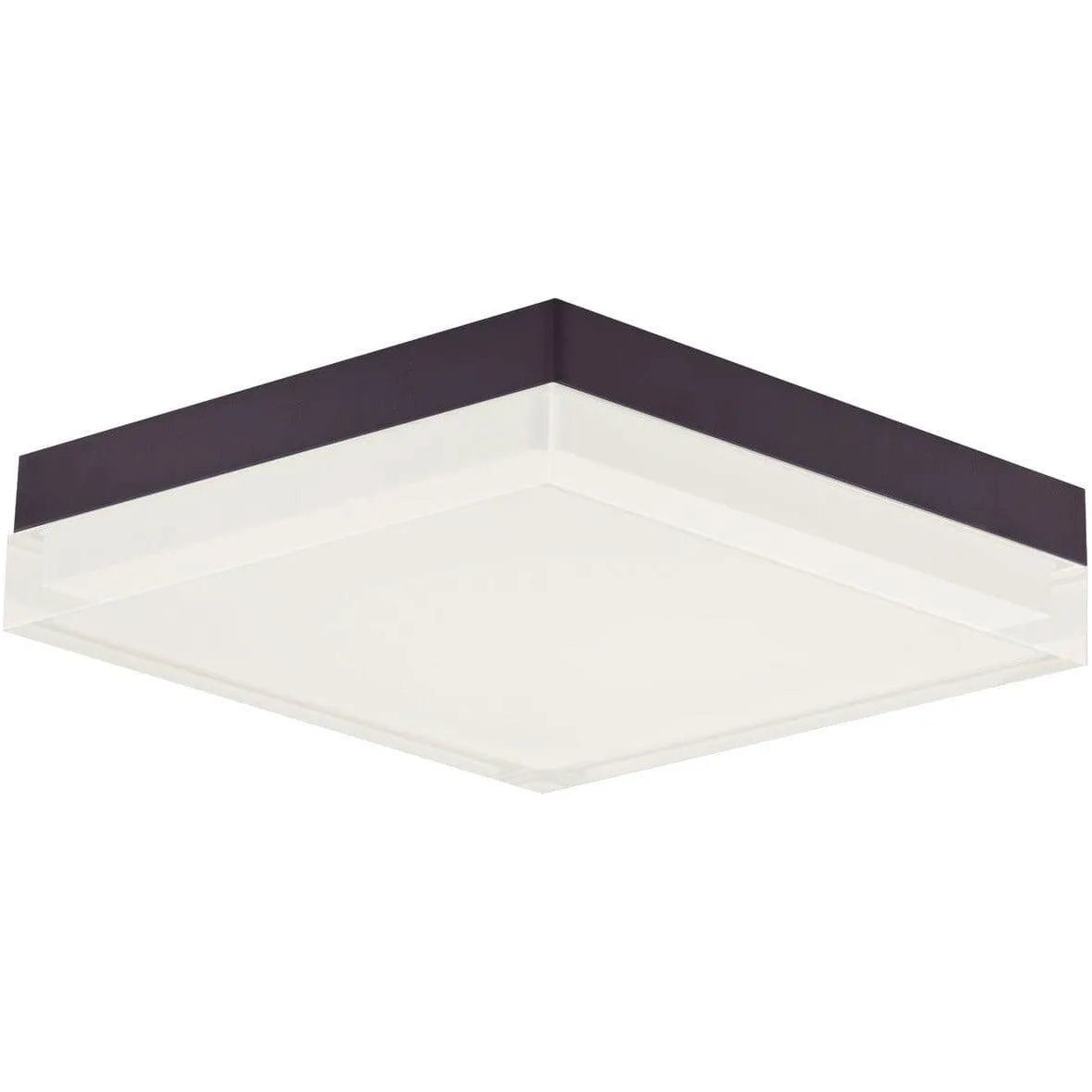 Maxim Lighting - Illuminaire II Square LED Flush Mount - 57688CLFTBZ | Montreal Lighting & Hardware