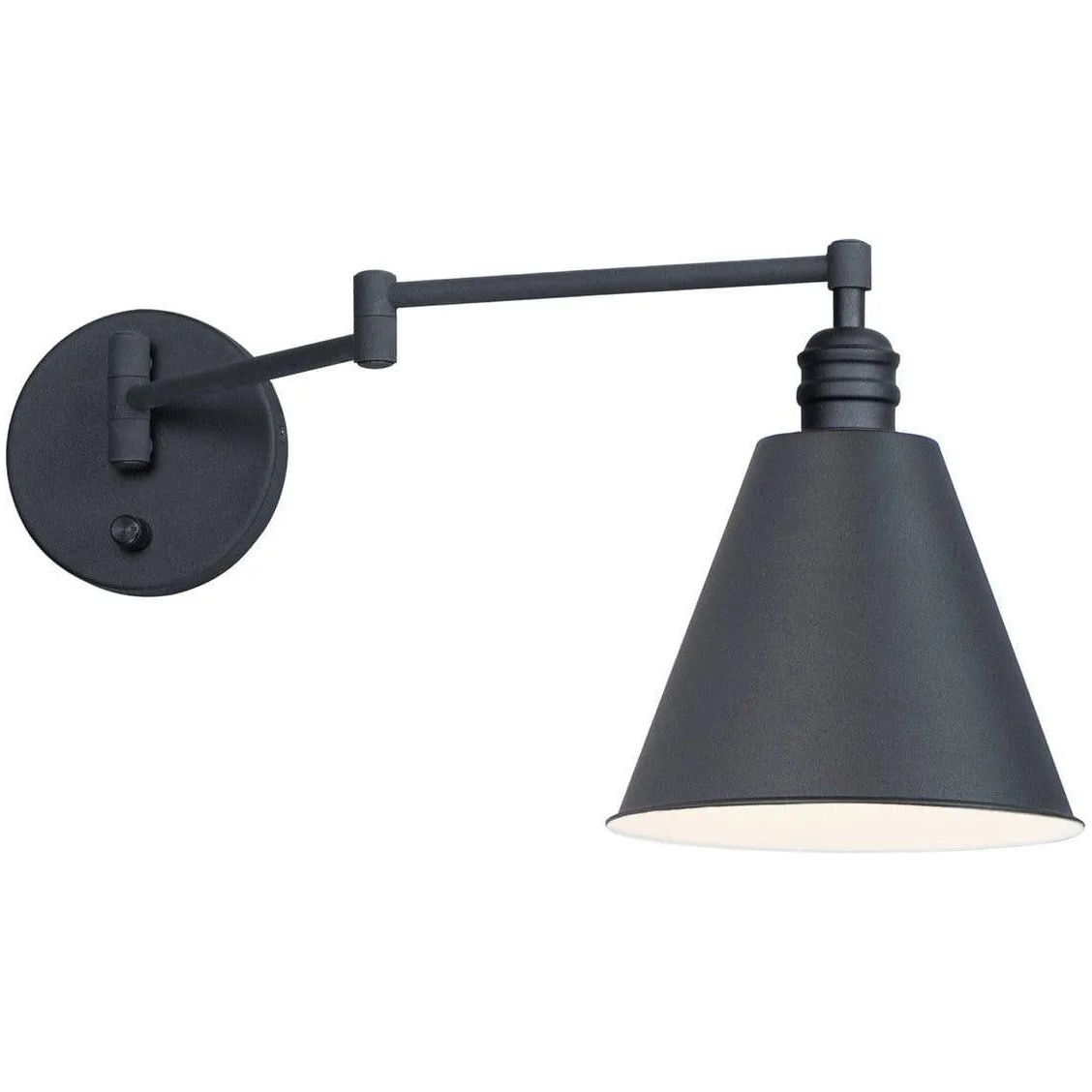 Maxim Lighting - Library Wall Sconce - 12220BK | Montreal Lighting & Hardware