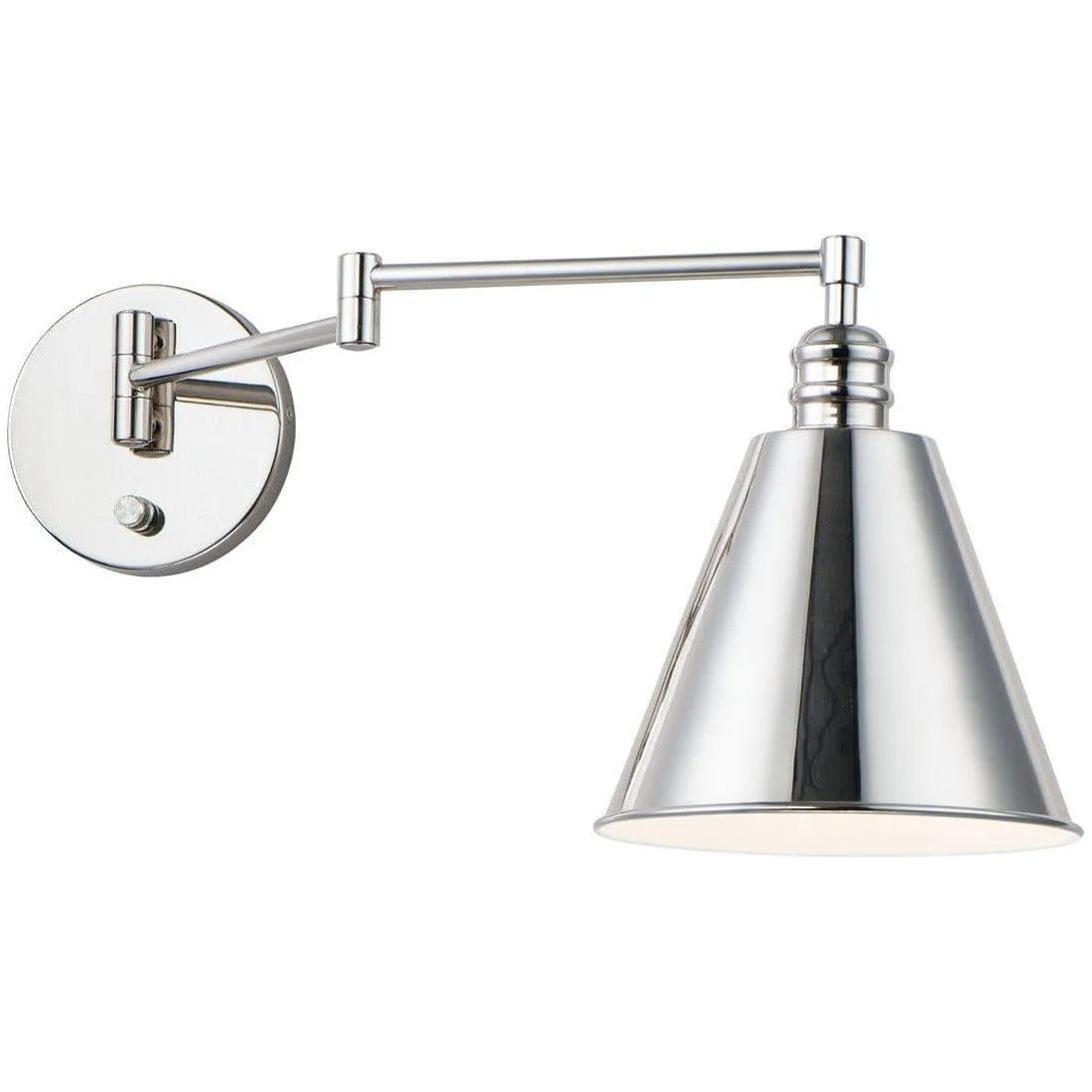 Maxim Lighting - Library Wall Sconce - 12220PN | Montreal Lighting & Hardware